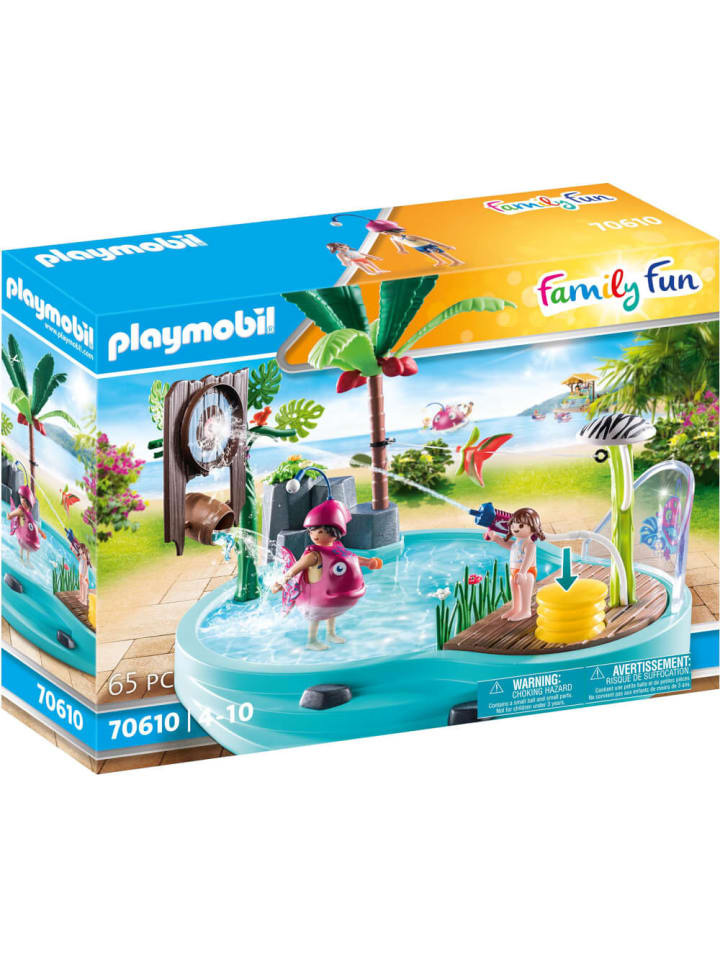 Playmobil Spielfigur Set Family Fun Spaßbecken mit Wasserspritze, 4-10 Jahre günstig kaufen onesize