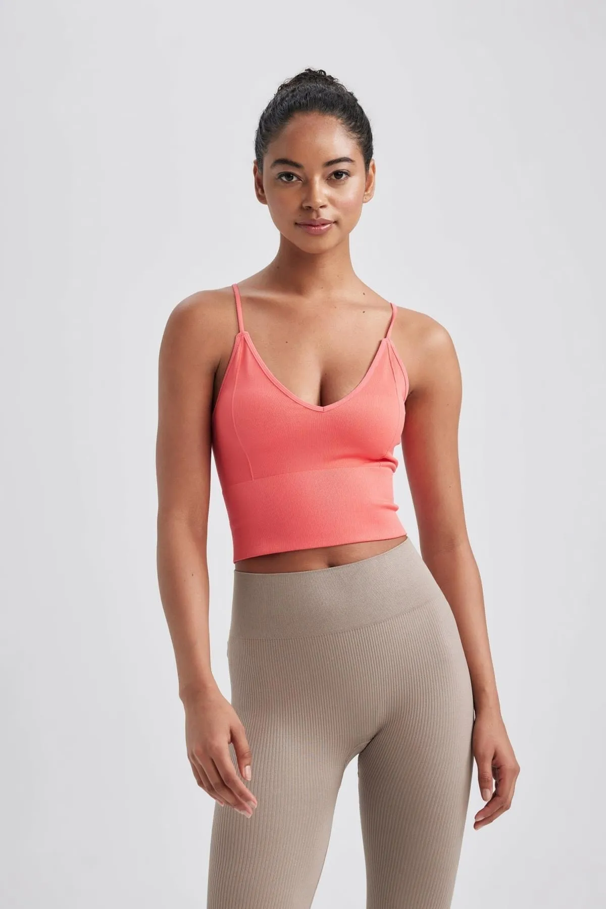 DeFacto  Fit Seamless V-Neck Seamless Athlete A7124ax23hs