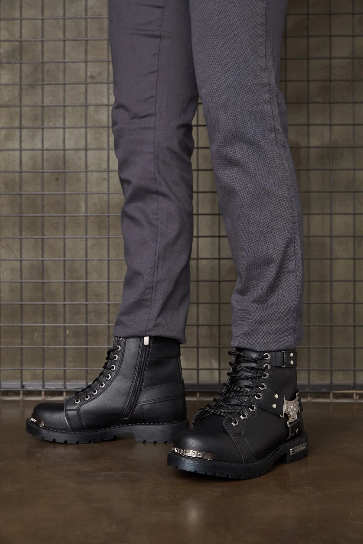 DARK SEER  Schwarze Unisex-Stiefel DS.536