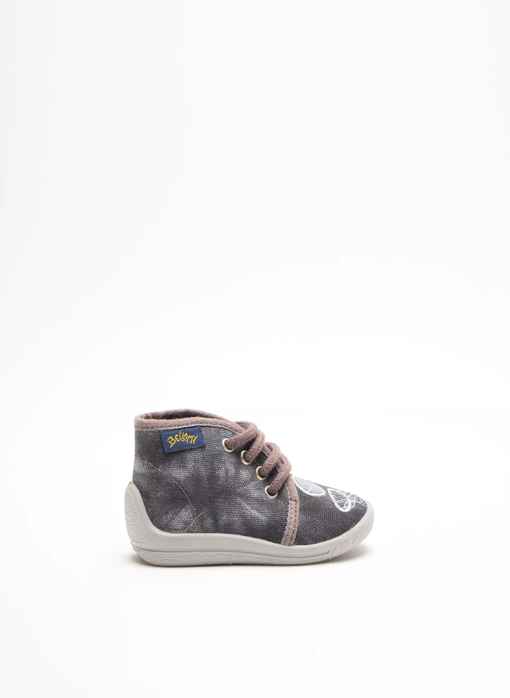 Bellamy Chaussons Garcon couleur gris
