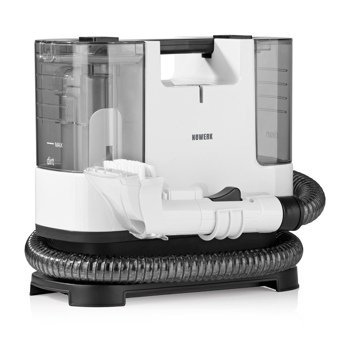 N8WERK Nass-Trocken-Sauger Waschsauger Teppichreiniger Portable Clean, 400 W, Saugwischer Nasssauger Staubsauger