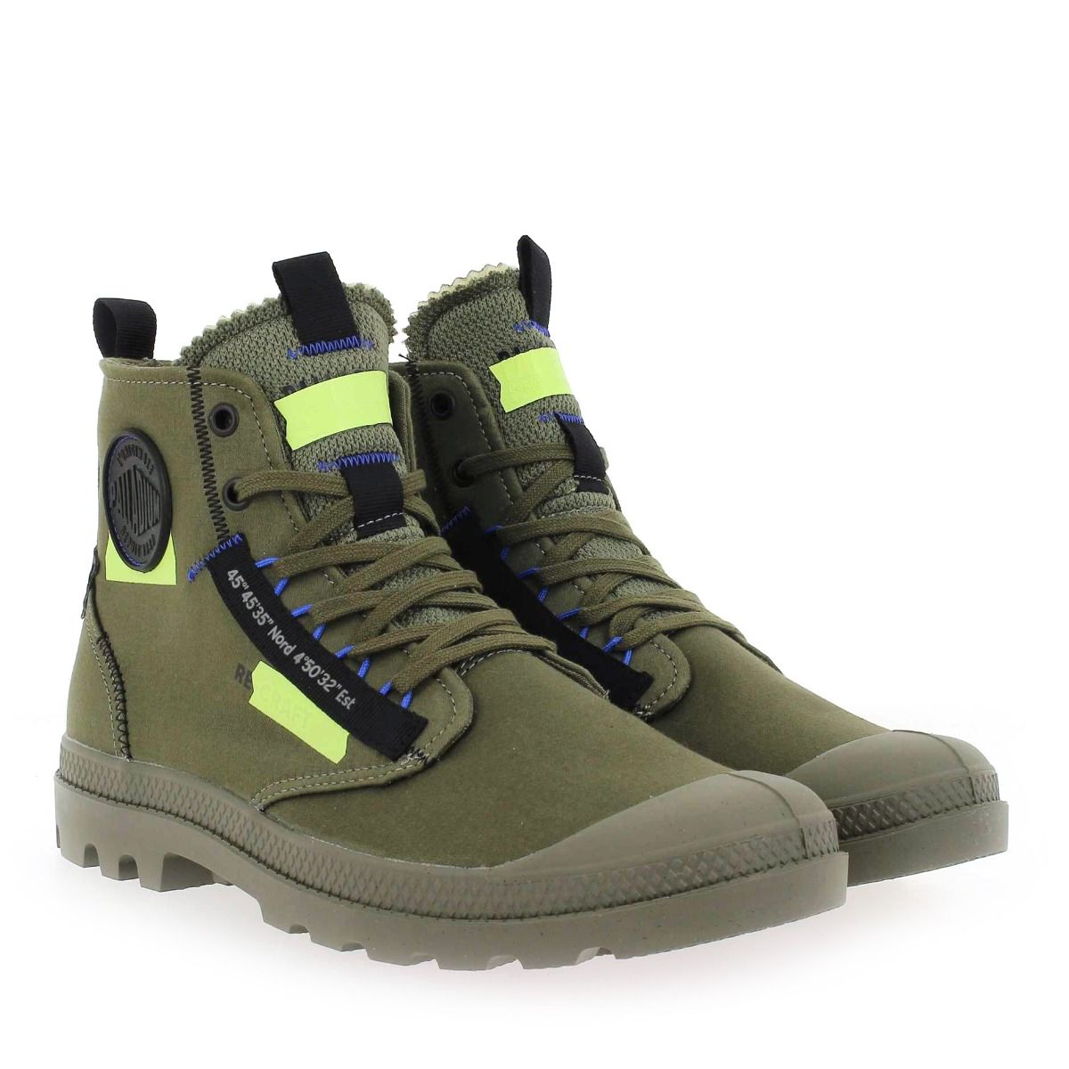 Palladium  PAMPA HI RE-CRAFT - Kaki