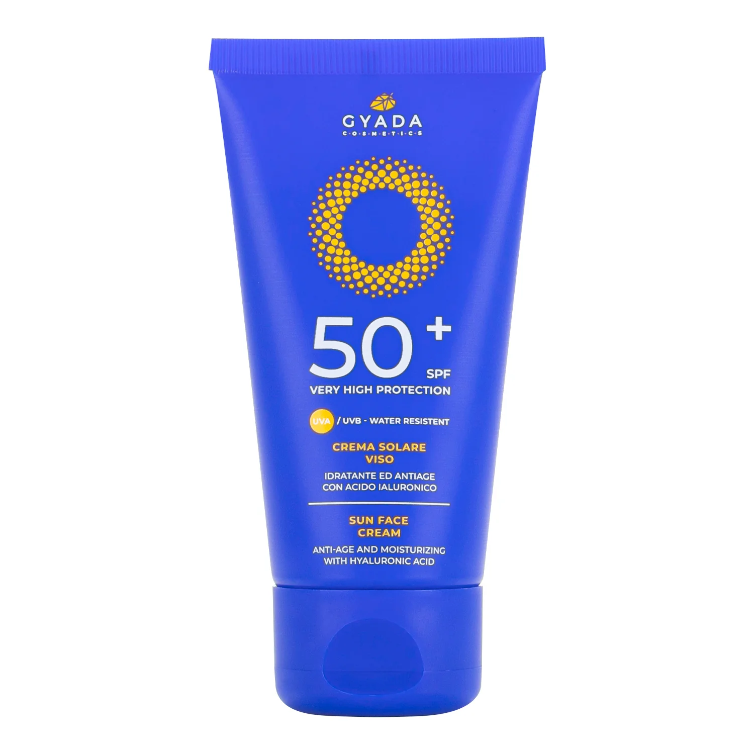 Naptej arcra SPF50+ - Magas védelemmel ellátott arcra való naptej.