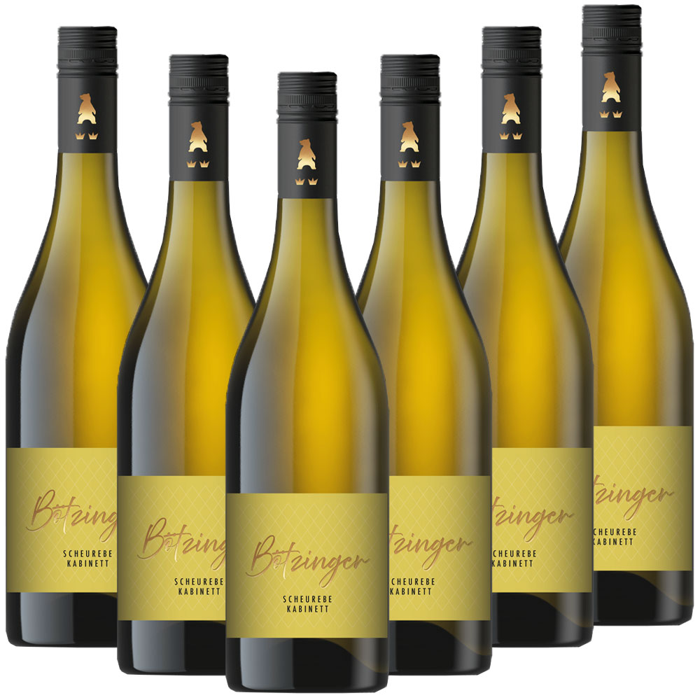 Winzergenossenschaft Bötzingen Der Bötzinger - Scheurebe Kabinett lieblich - 6er Karton