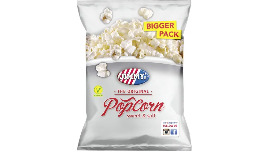 JIMMY's Popcorn The Original Sweet & Salt 100 g