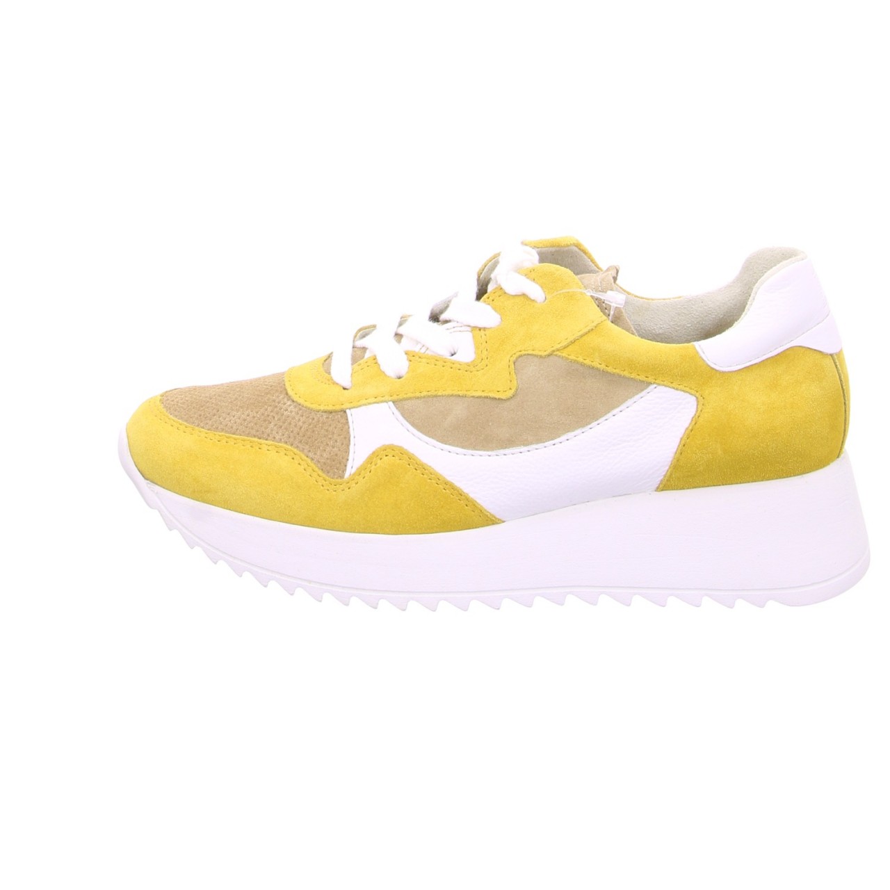 PAUL GREEN Sneaker gelb marigold grain Soft Suede