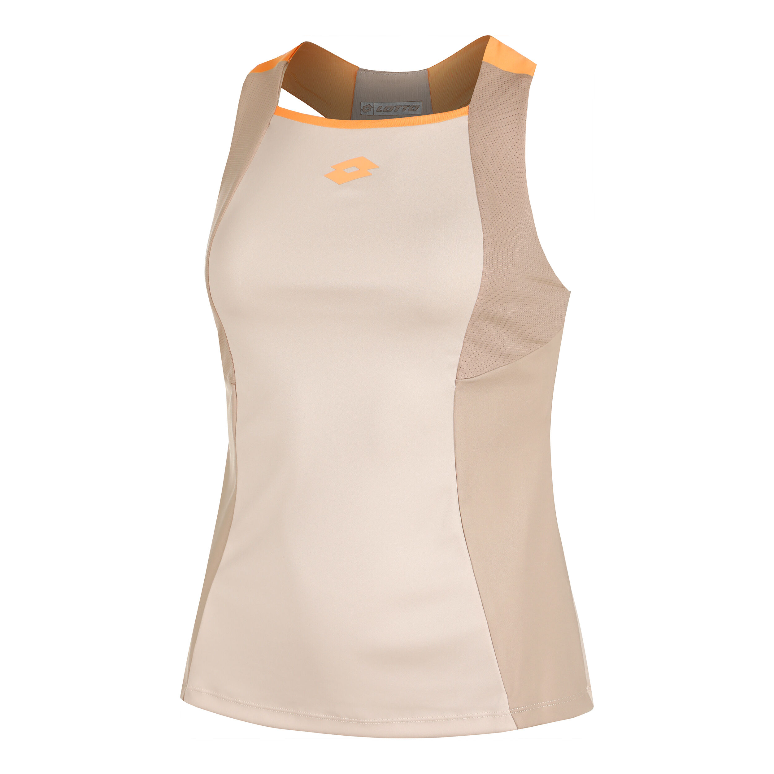 Tech Tank-Top Damen - Creme, Braun