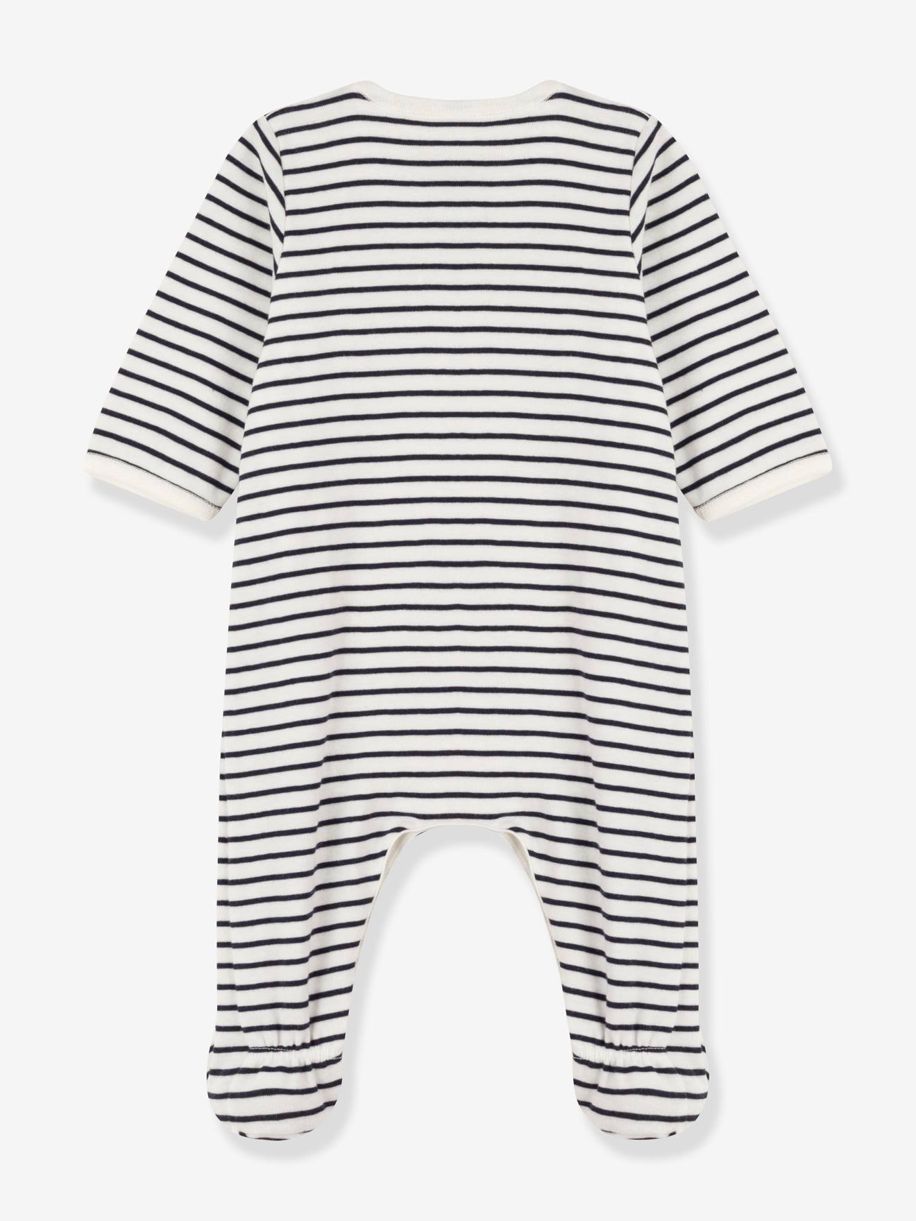 Bodyjama en coton bio PETIT BATEAU blanc