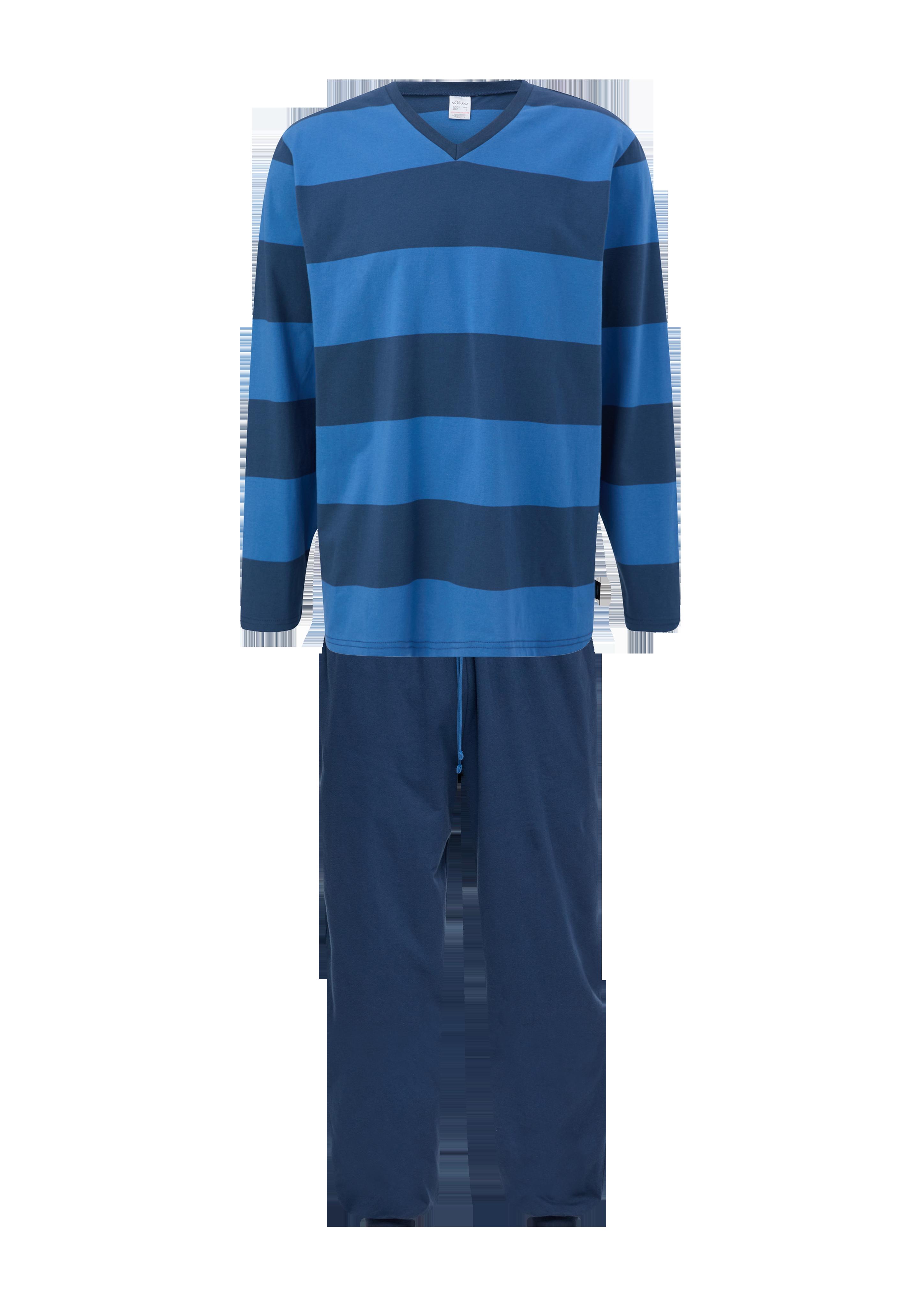 Langer Pyjama aus Baumwolle  6008396-55G1