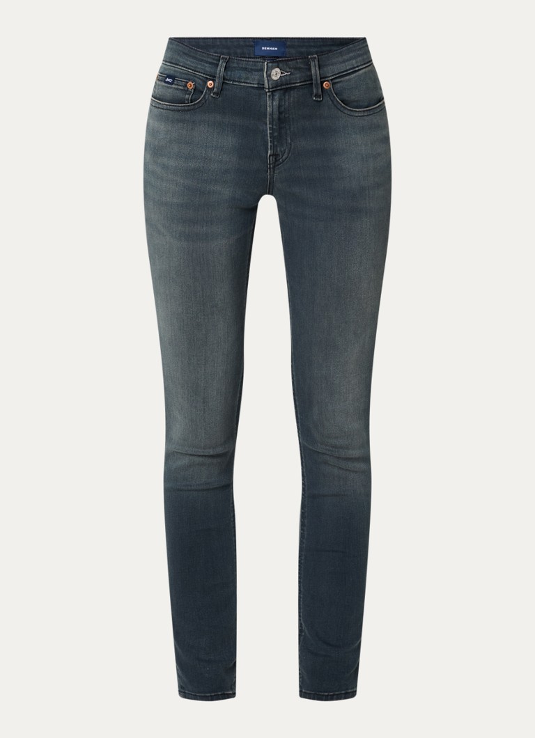 Denim Kyo Pitillo Vaqueros cu talie medie, spalare inchisa