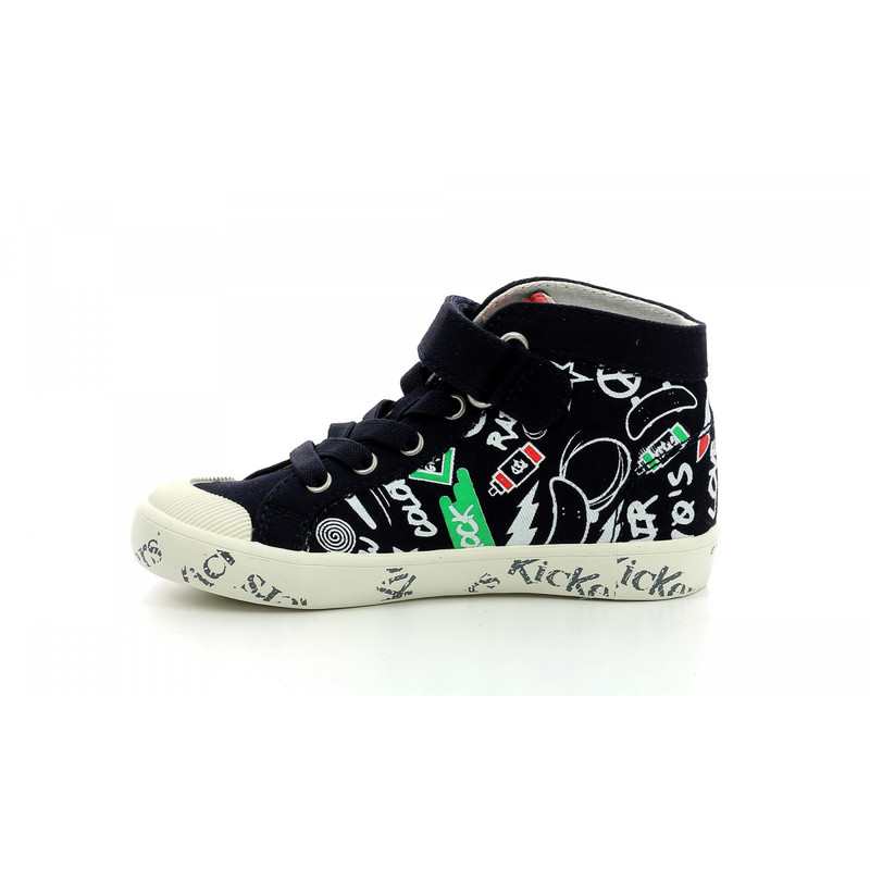Sneakers hautes toile Godup