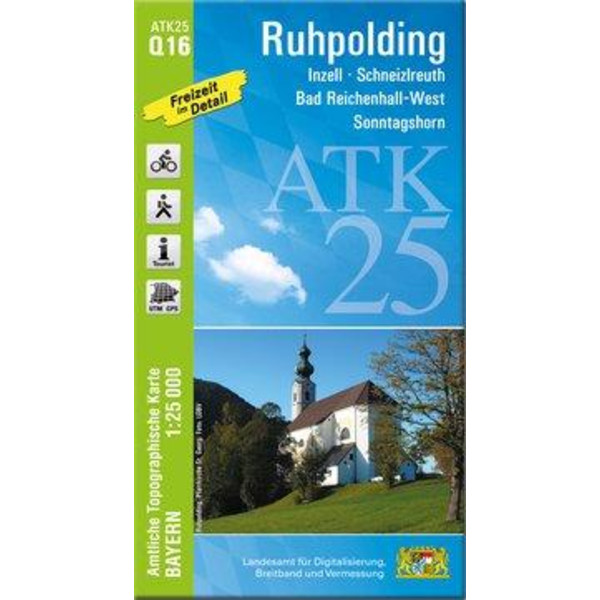 Ruhpolding 1 : 25 000 - Wanderkarte