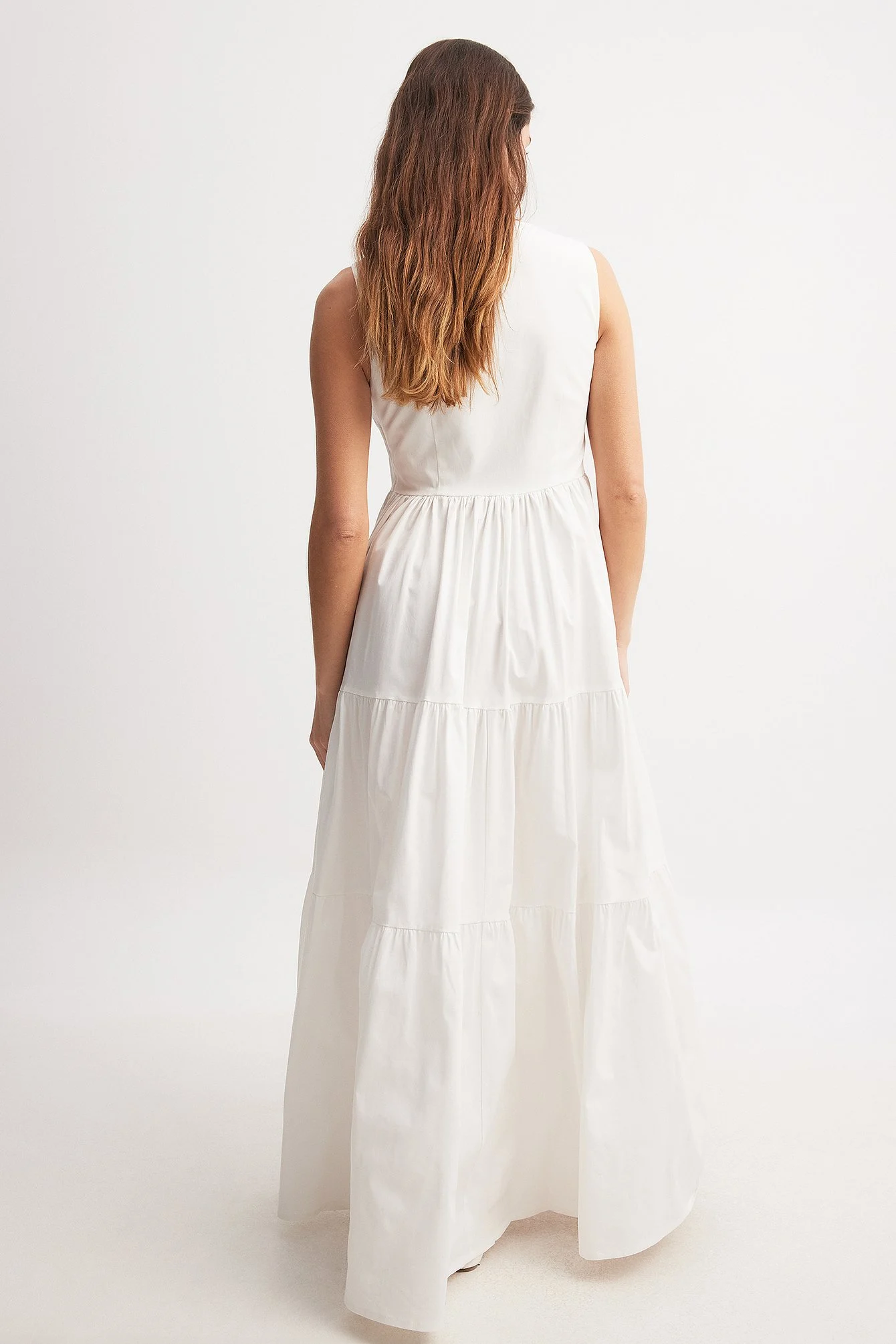 Weites Maxikleid aus Baumwolle