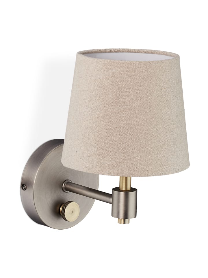 relaxdays Wandlampe in Beige günstig kaufen onesize