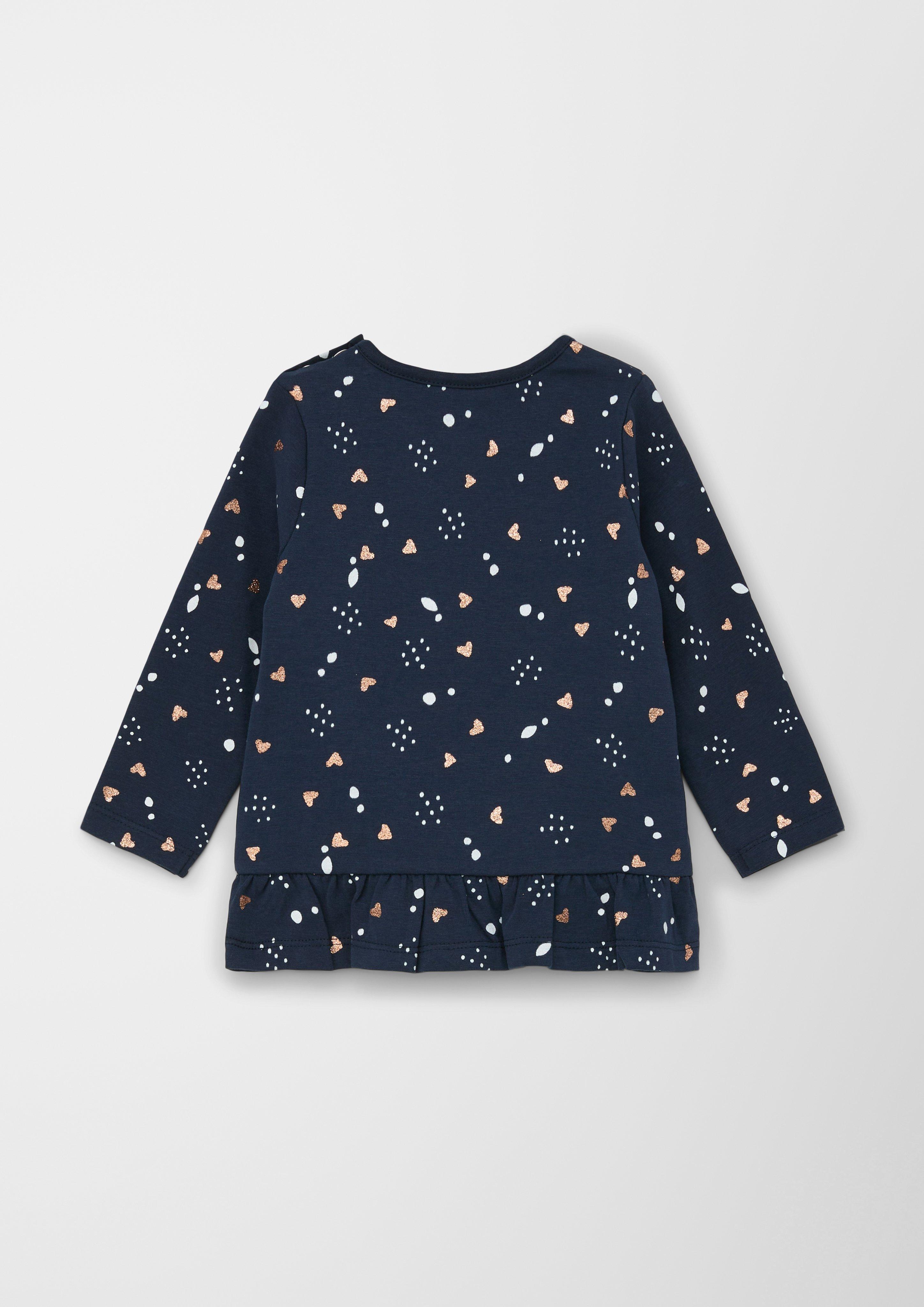 Langarmshirt mit niedlichem Allover-Print  2120131-59A9