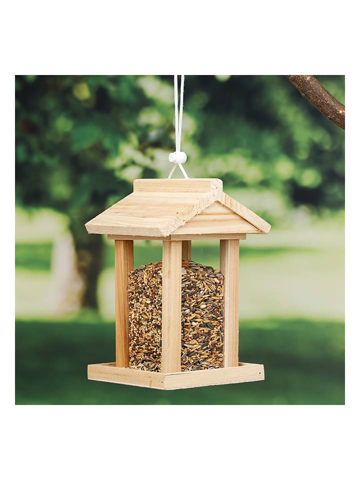 Garden Hero Vogelfutterhaus in Natur - (B)14,5 x (H)22 x (T)14,5 cm günstig kaufen onesize