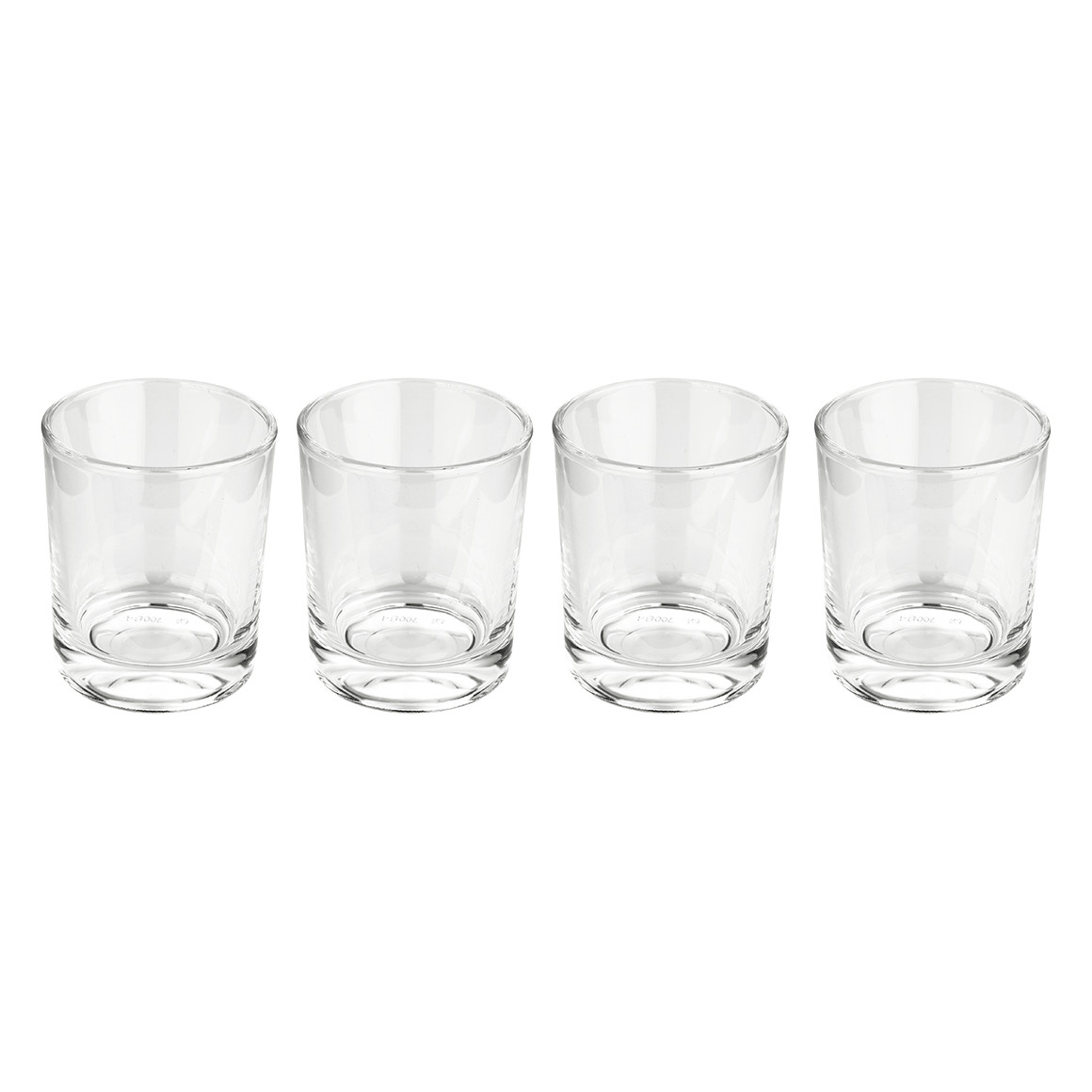4 Trinkgläser im Set