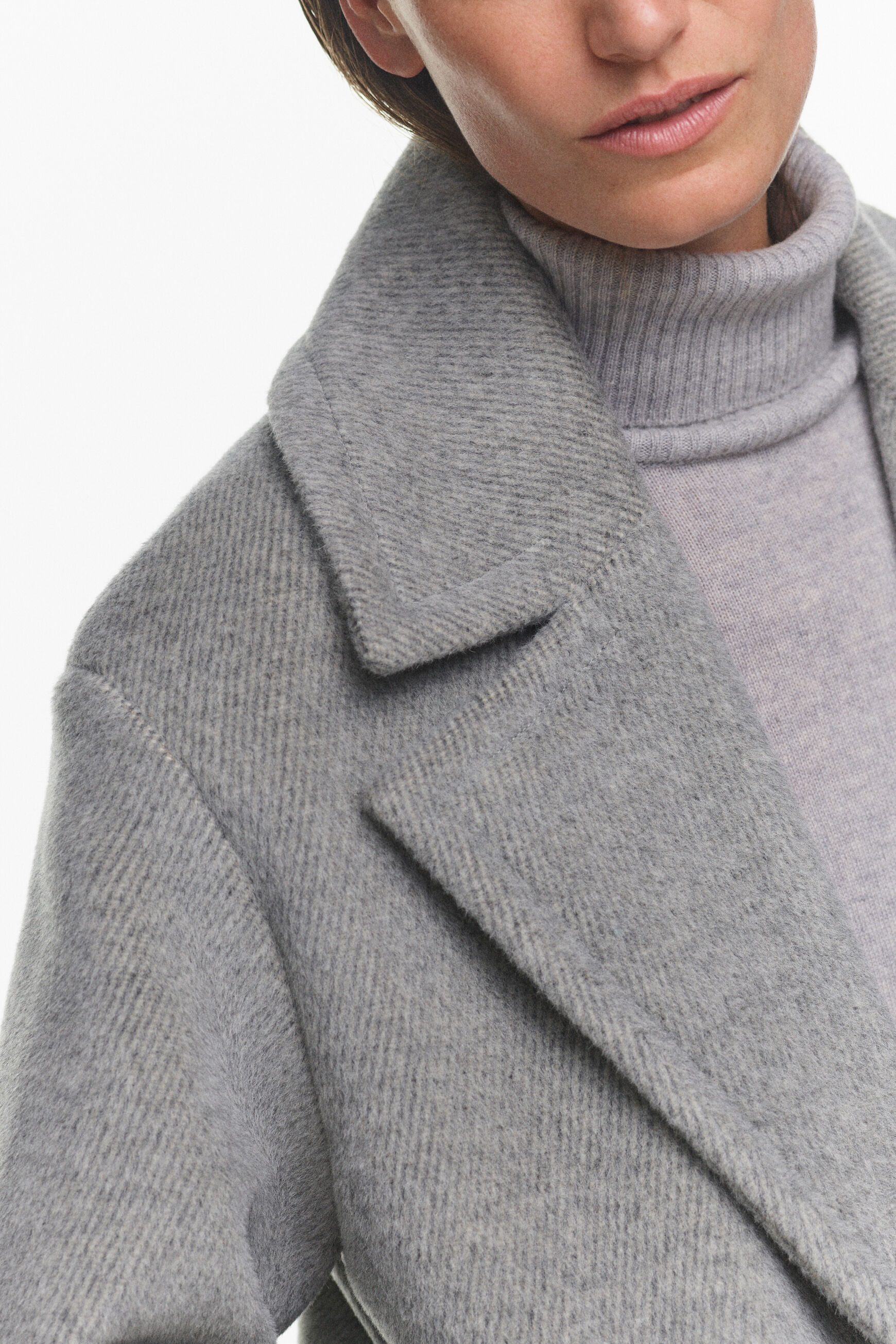 manteau numero 1 gris clair femme