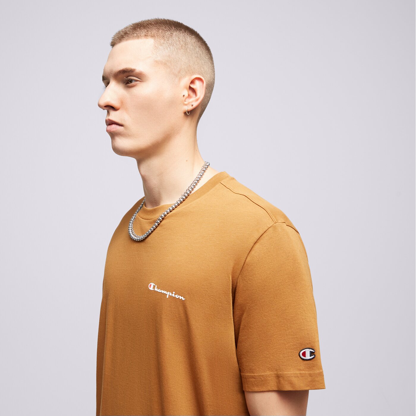 CHAMPION T-SHIRT CREWNECK Senfgelb