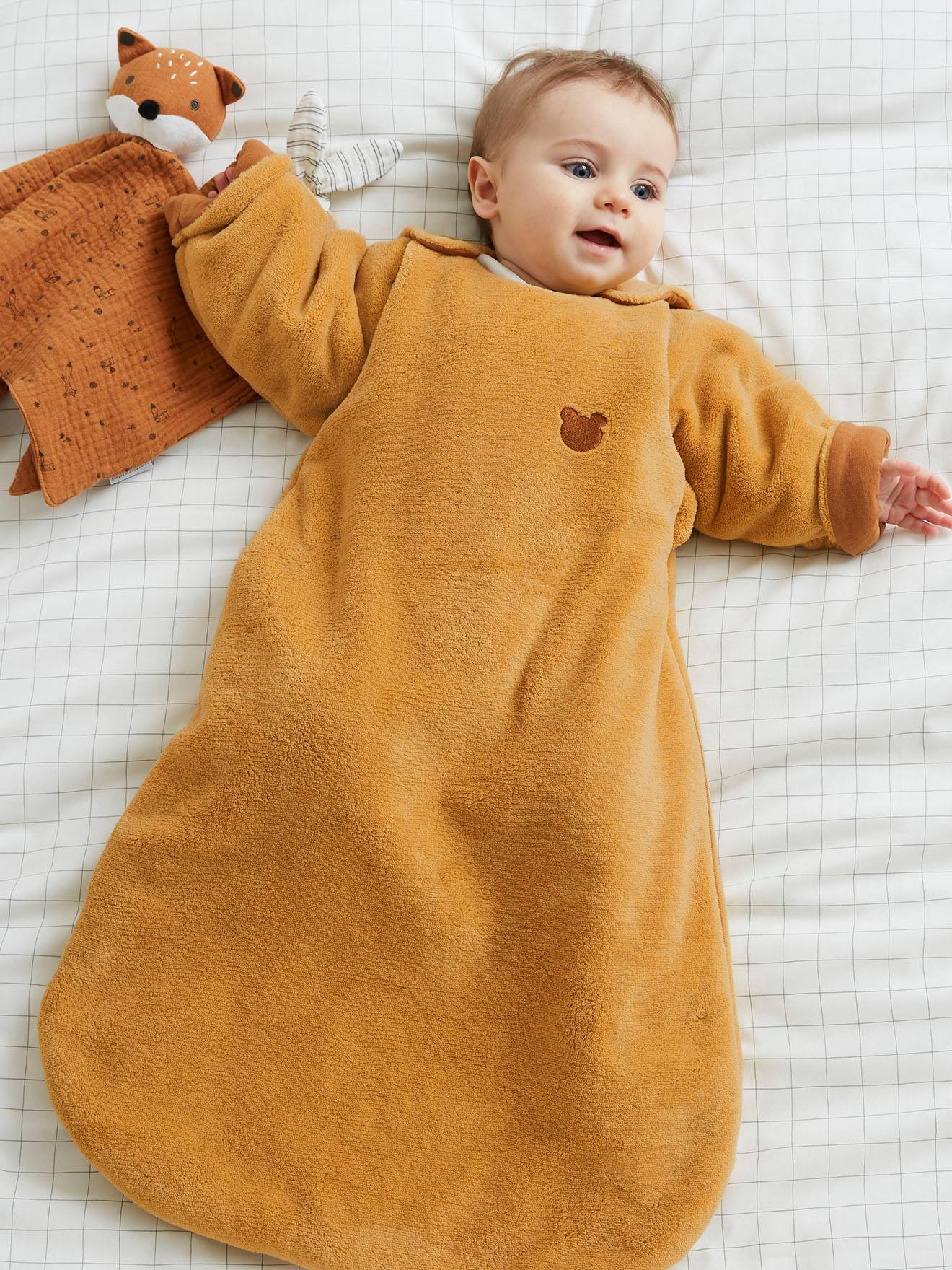 Gigoteuse en polaire ALASKA Basics moutarde