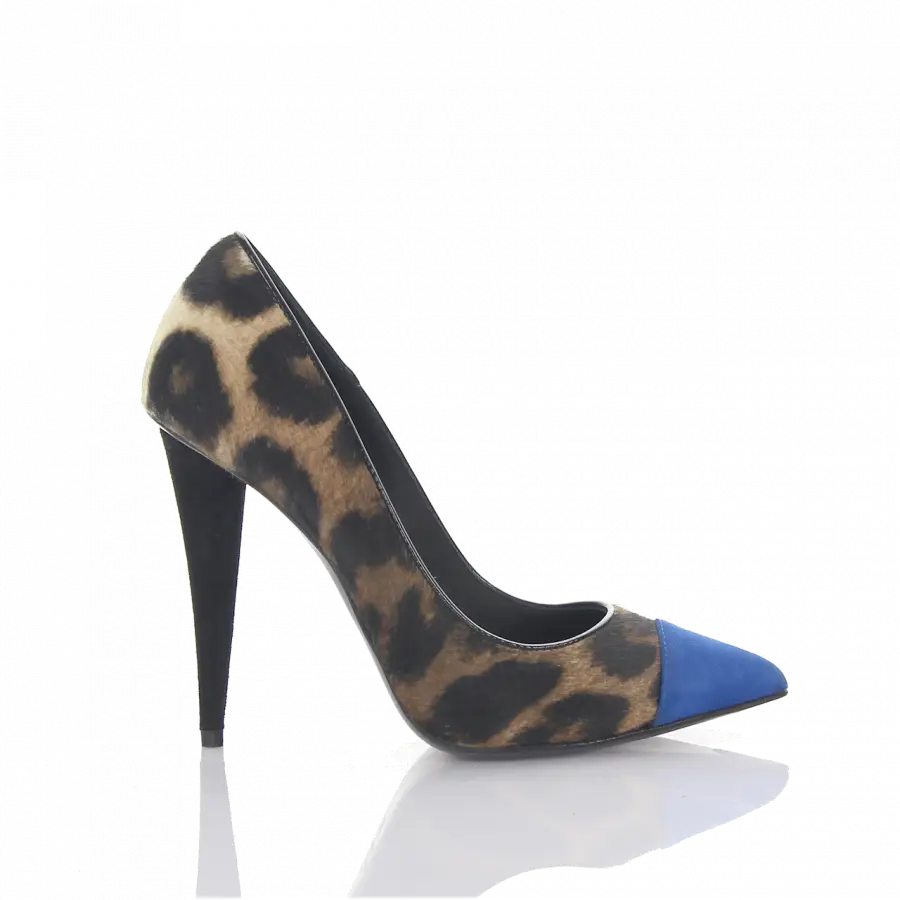 Giuseppe Zanotti - Pumps Kalbsleder Pony Leo Print leopard - bunt