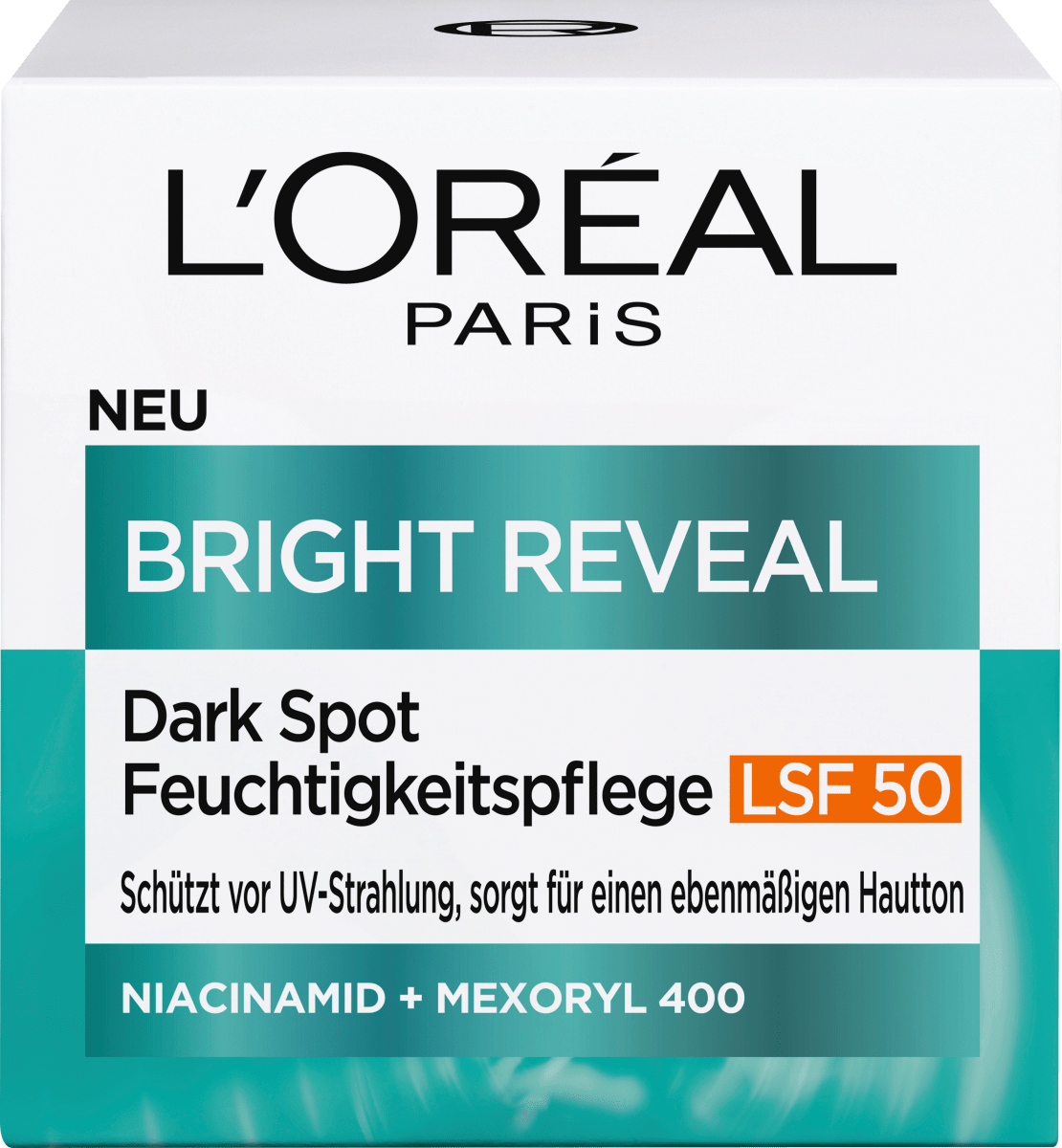 Feuchtigkeitscreme Bright Reveal Niacinamid+Mexoryl LSF 50, 50 ml