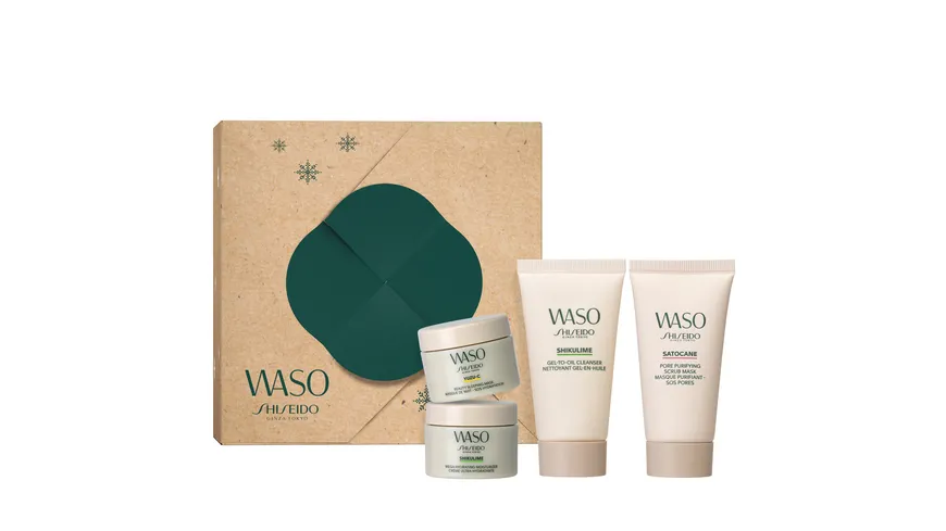 SHISEIDO WASO Holiday Essentials Kit Geschenkpackung