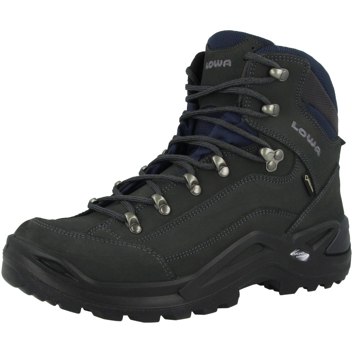 Lowa Renegade GTX Mid Herren Outdoorschuh Zuglasche an der Ferse