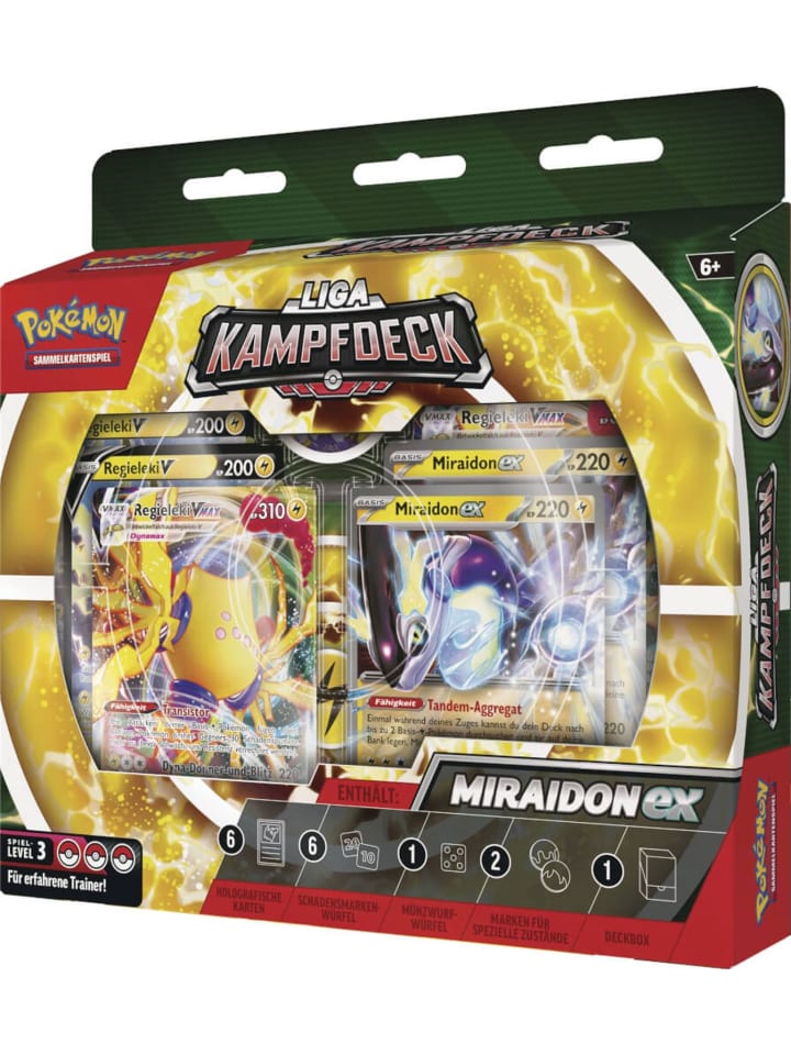 Pokémon Pokémon Sammelkarten Liga Kampfdeck Miraidon EX in Mehrfarbig ab 6 Jahre günstig kaufen onesize