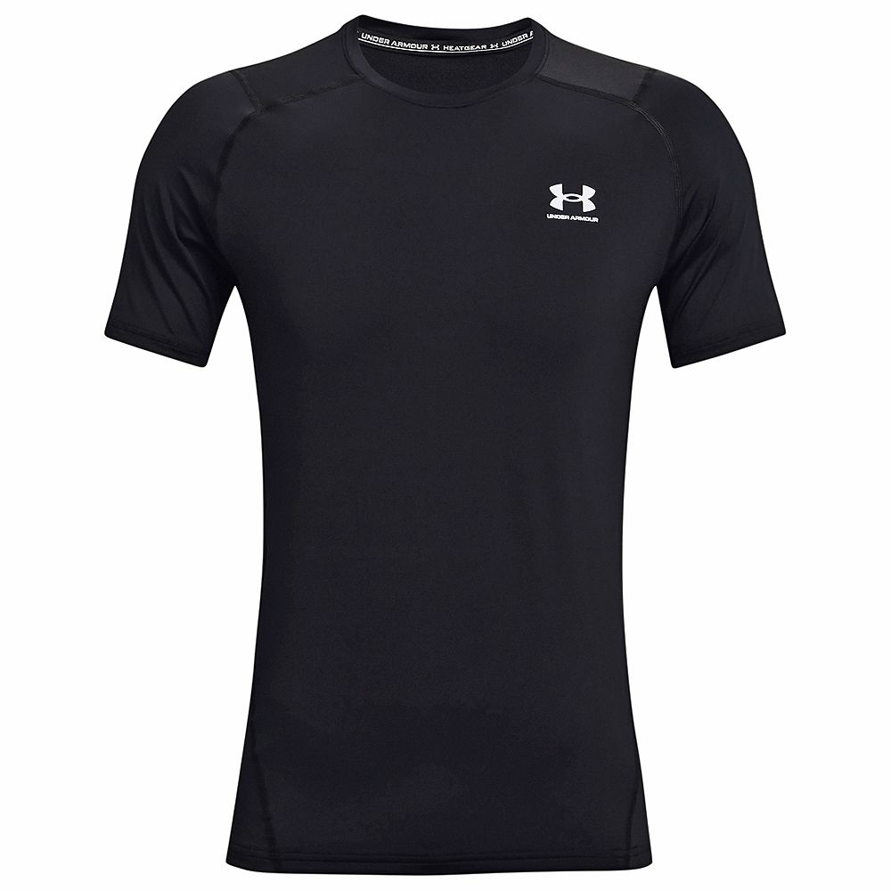 HeatGear Armour Fitted Short Sleeve Shirt