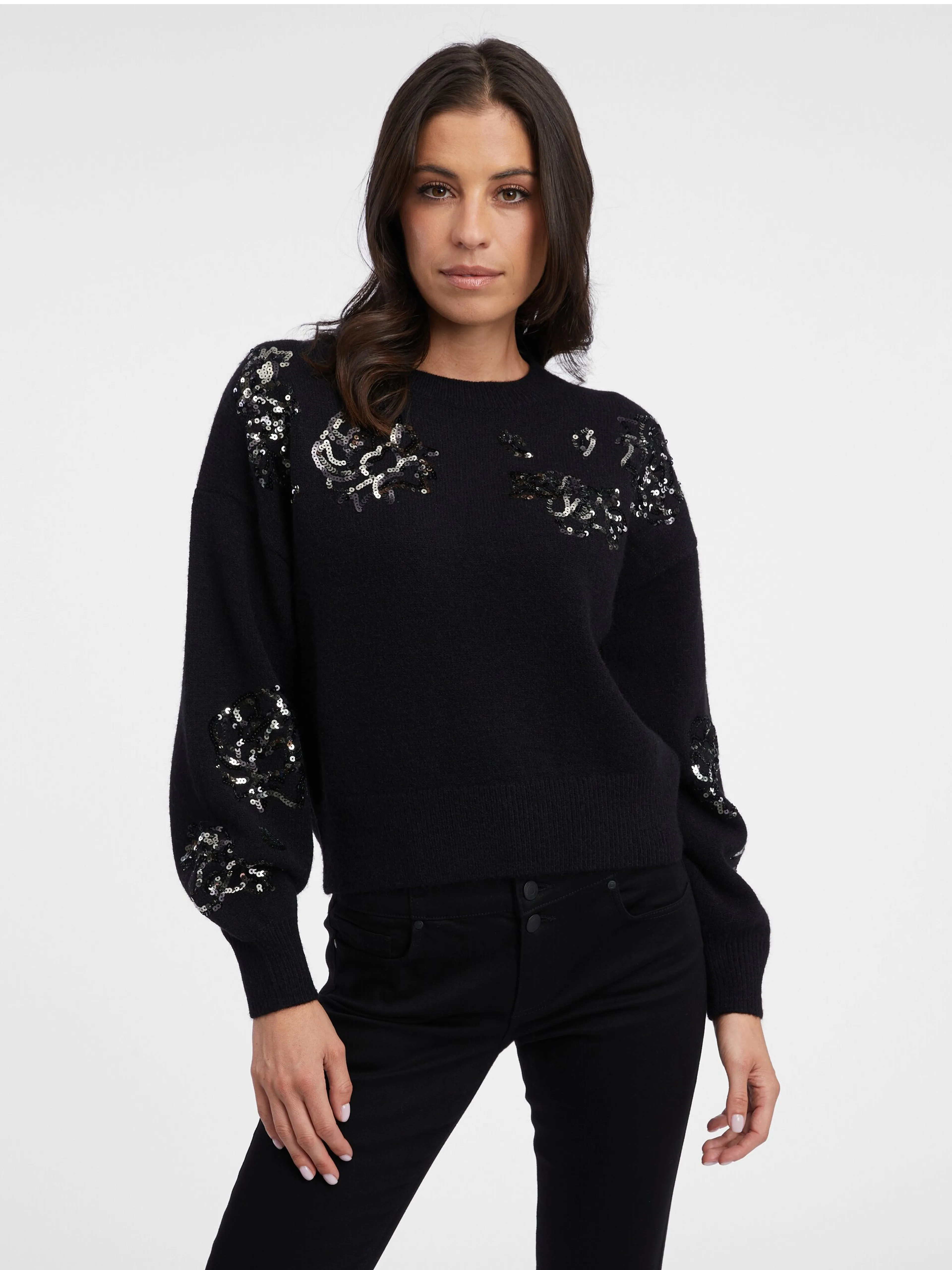 Schwarzer Damenpullover ORSAY