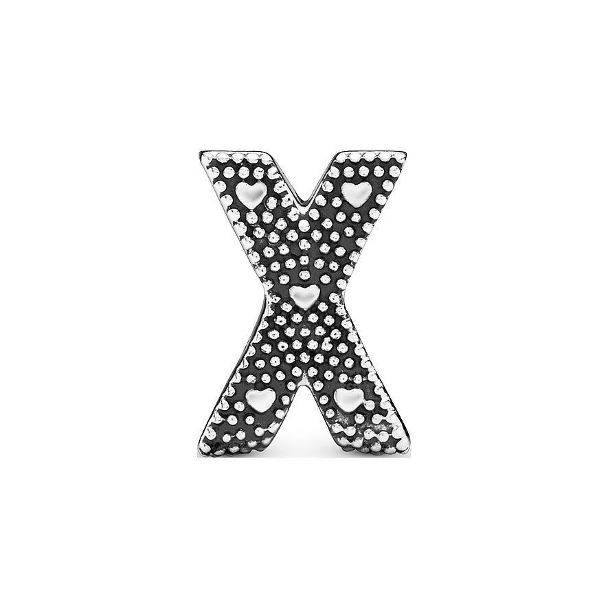 Pandora Charm Moments Buchstabe X