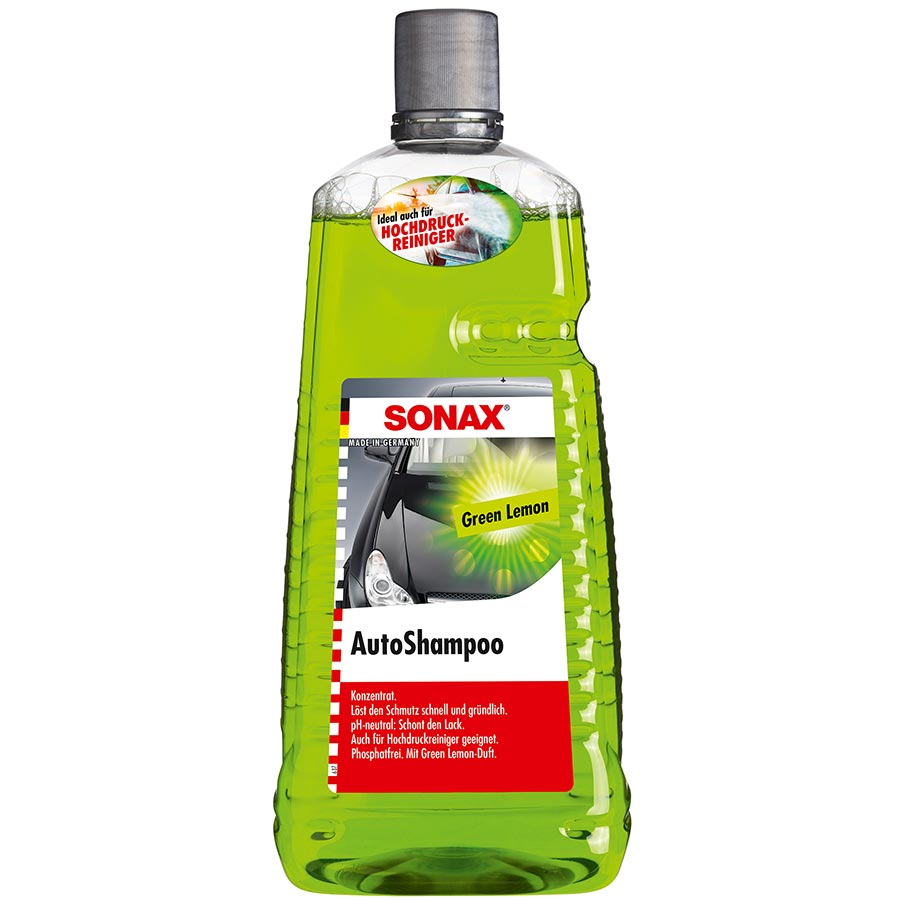 SONAX 3245410 AutoShampoo Konzentrat Green Lemon, 2 L - ATU