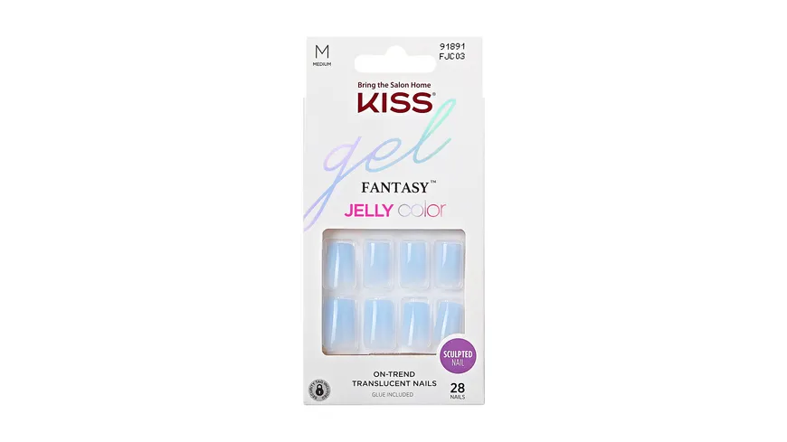 KISS Jelly Fantasy Nails FJC03C - blau