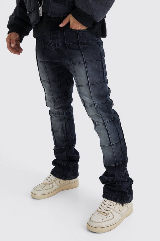 Slim-Fit Schlagjeans