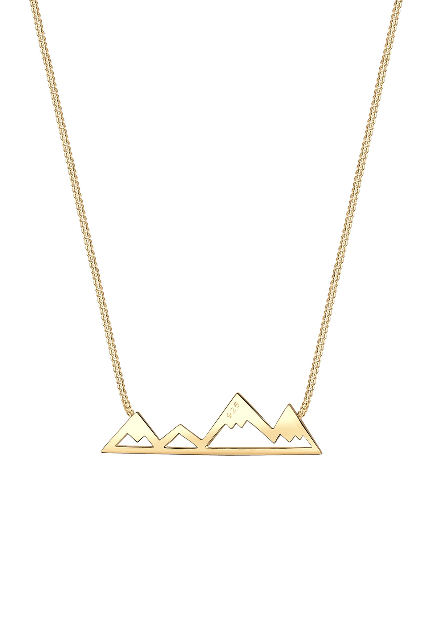 Ciondolo da donna Elli a tema montagna in argento sterling 925