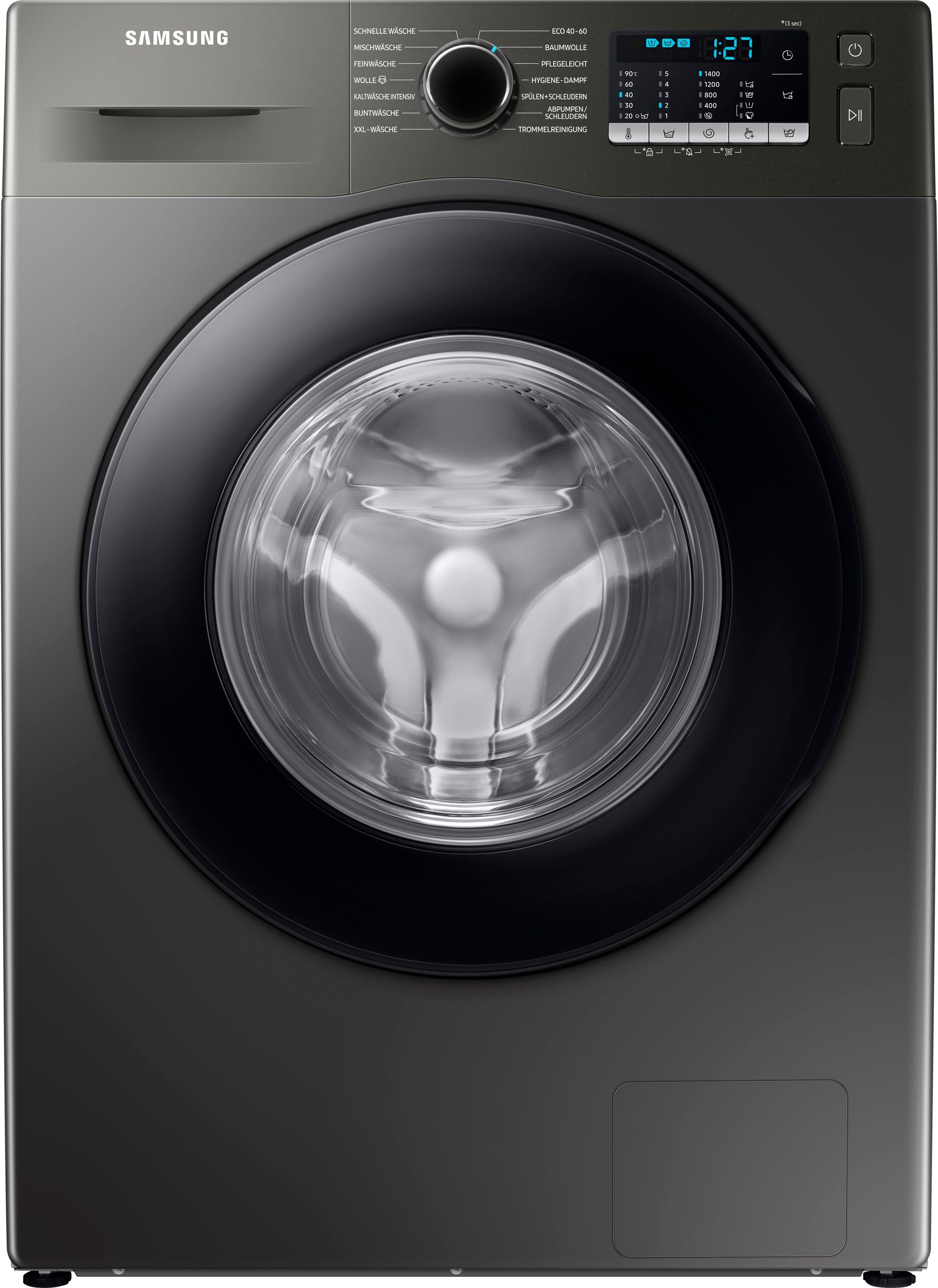 Samsung Waschmaschine WW5000T INOX WW70TA049AX, 7 kg, 1400 U/min, FleckenIntensiv-Funktion