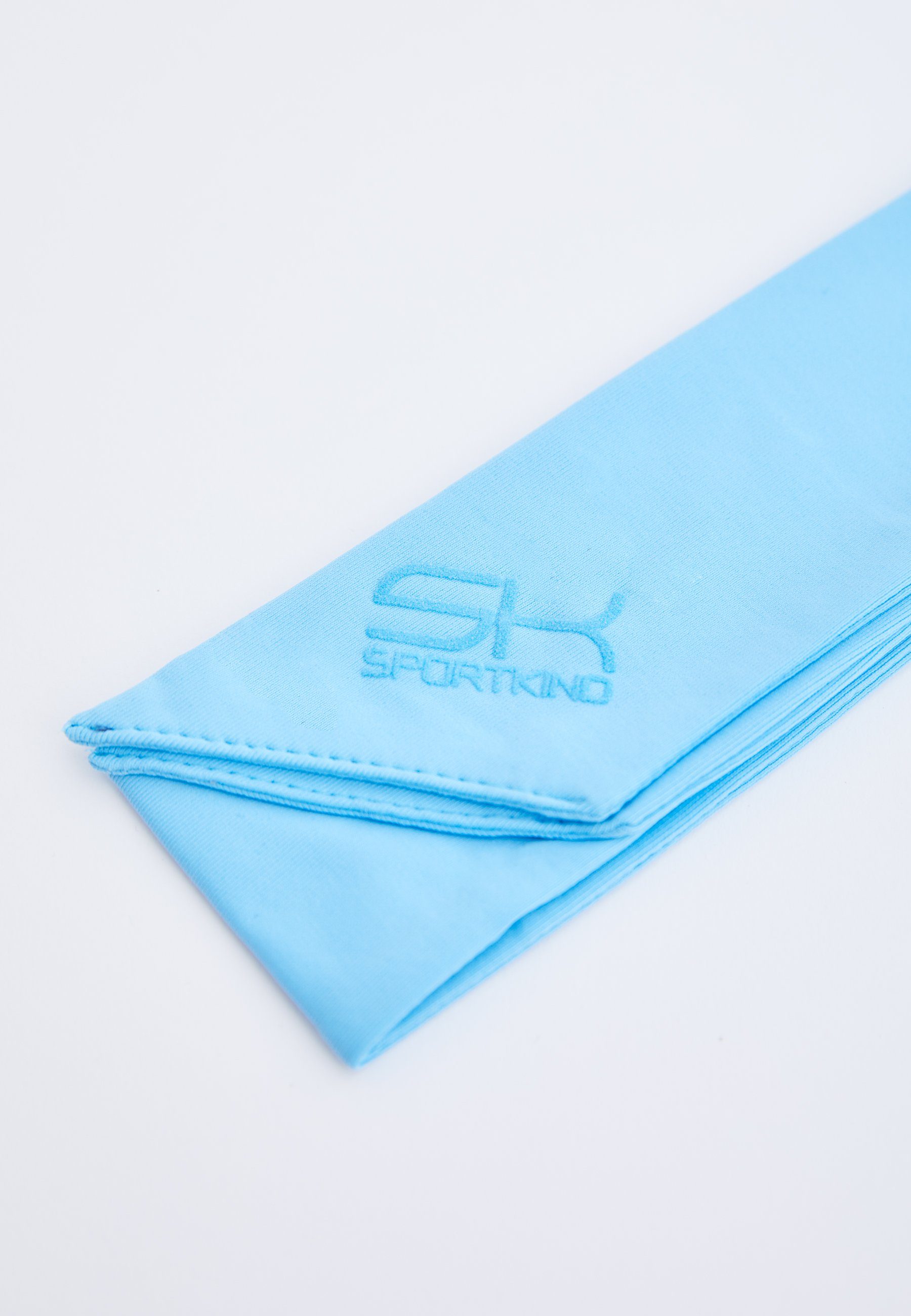 SPORTKIND Schweißband Tennis Stirnband Schweißband, unisex Kinder & Erwachsene, hellblau