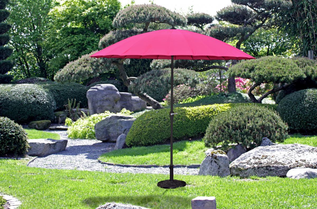 Garden Pleasure Harms Sonnenschirm mit 24 Streben, pink