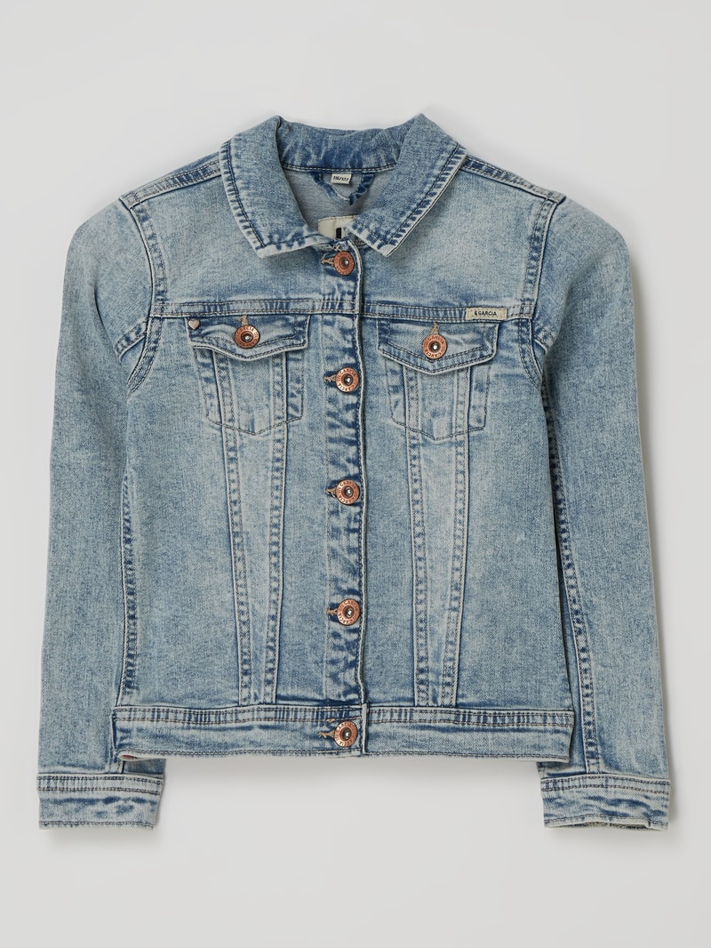 Jeansjacke mit Stretch-Anteil Modell 'Caily' in jeans