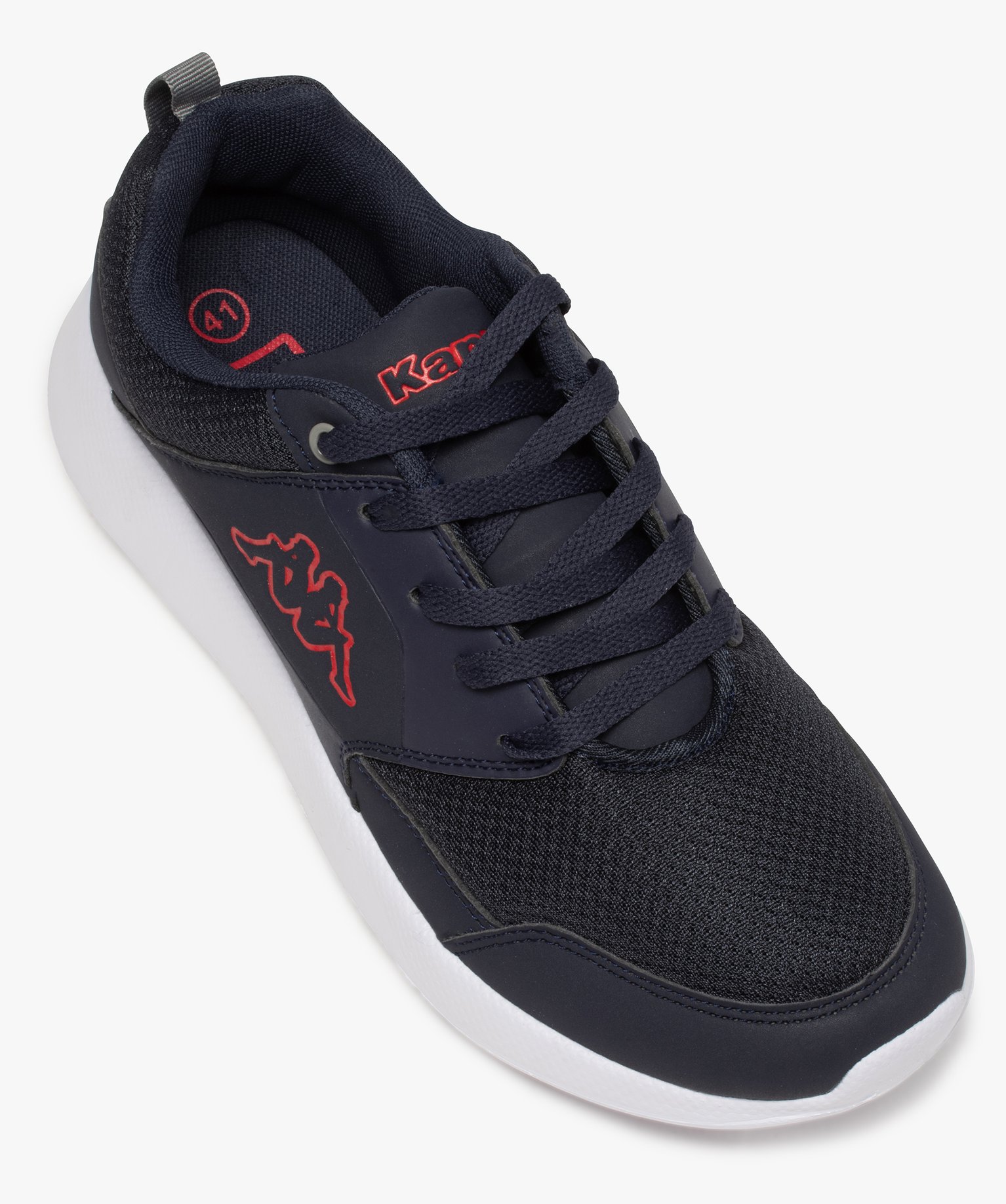 Baskets homme jogger dessus multi-matière - Kappa marine | GEMO