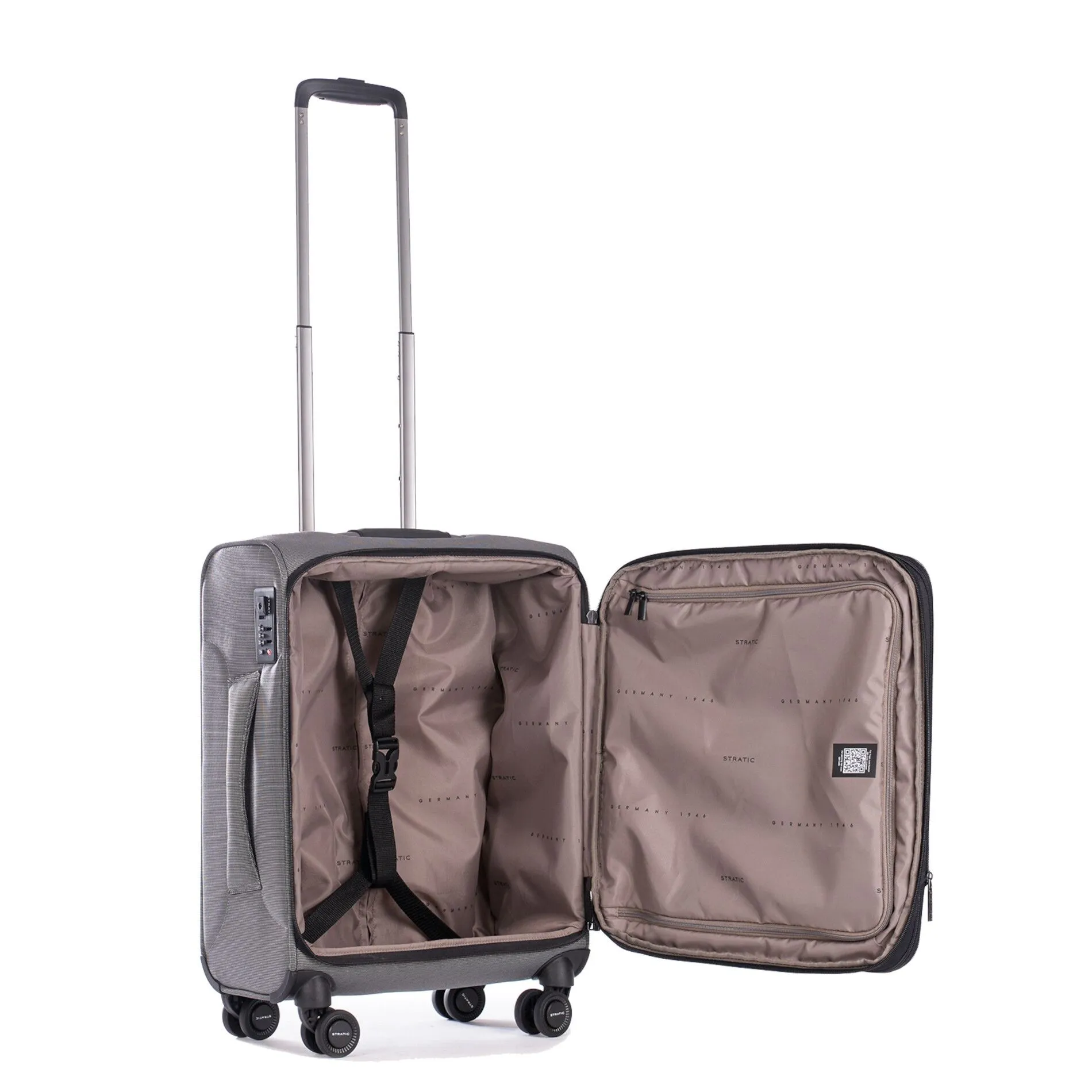 Stratic Bendigo Light + - Koffer-Set 3-teilig (S, M, L) - Silber