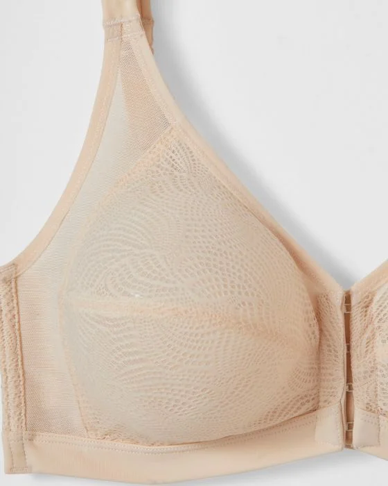 Soutien-gorge sans armatures maintien ouverture devant