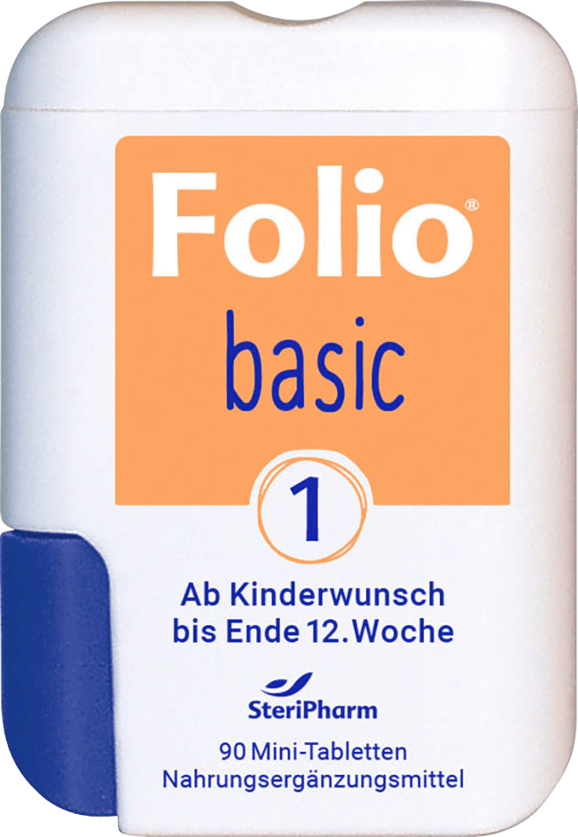 Basic 1 Folsäure Mini-Tabletten, 90 St