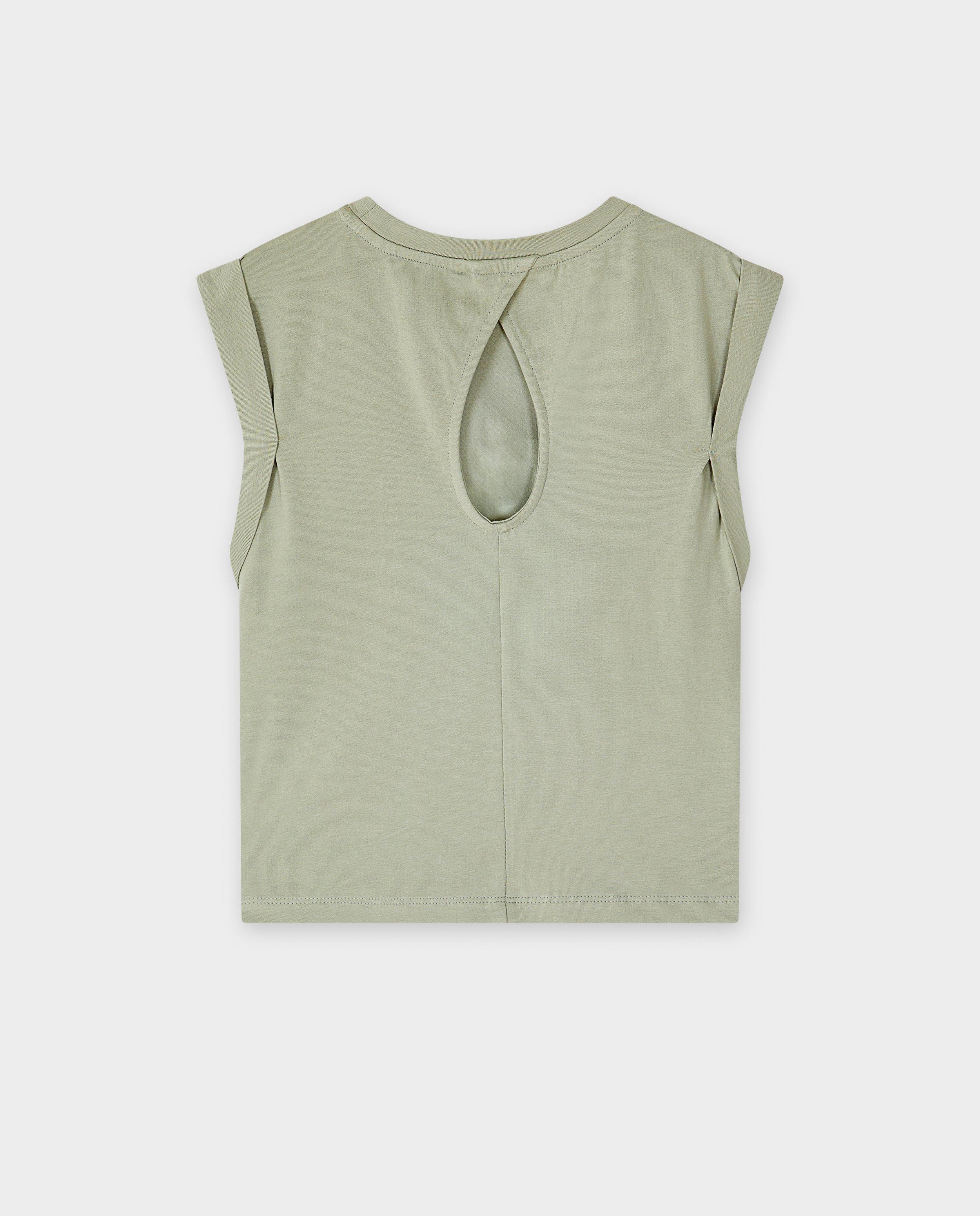 Blur by Tiffosi Top cu decupaj kaki
