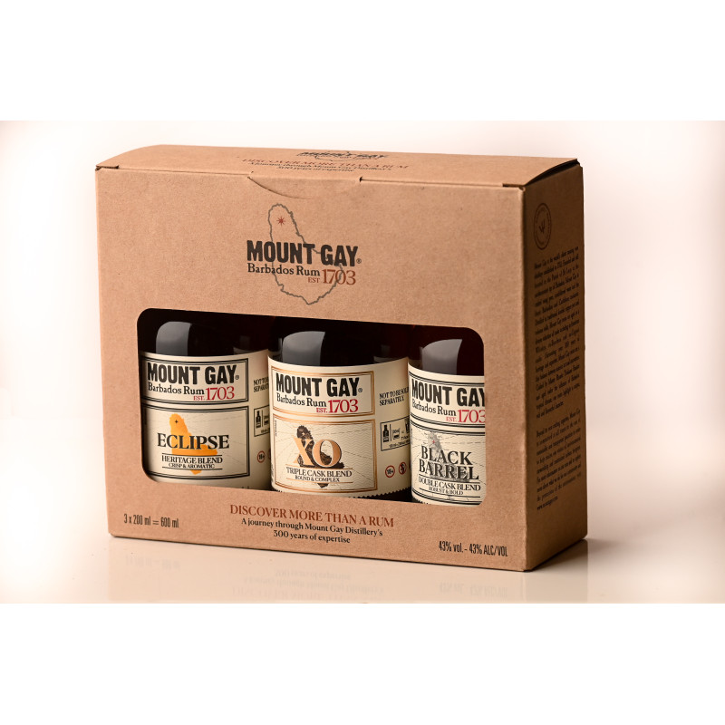 Coffret Mount Gay Discovery 3x20cl