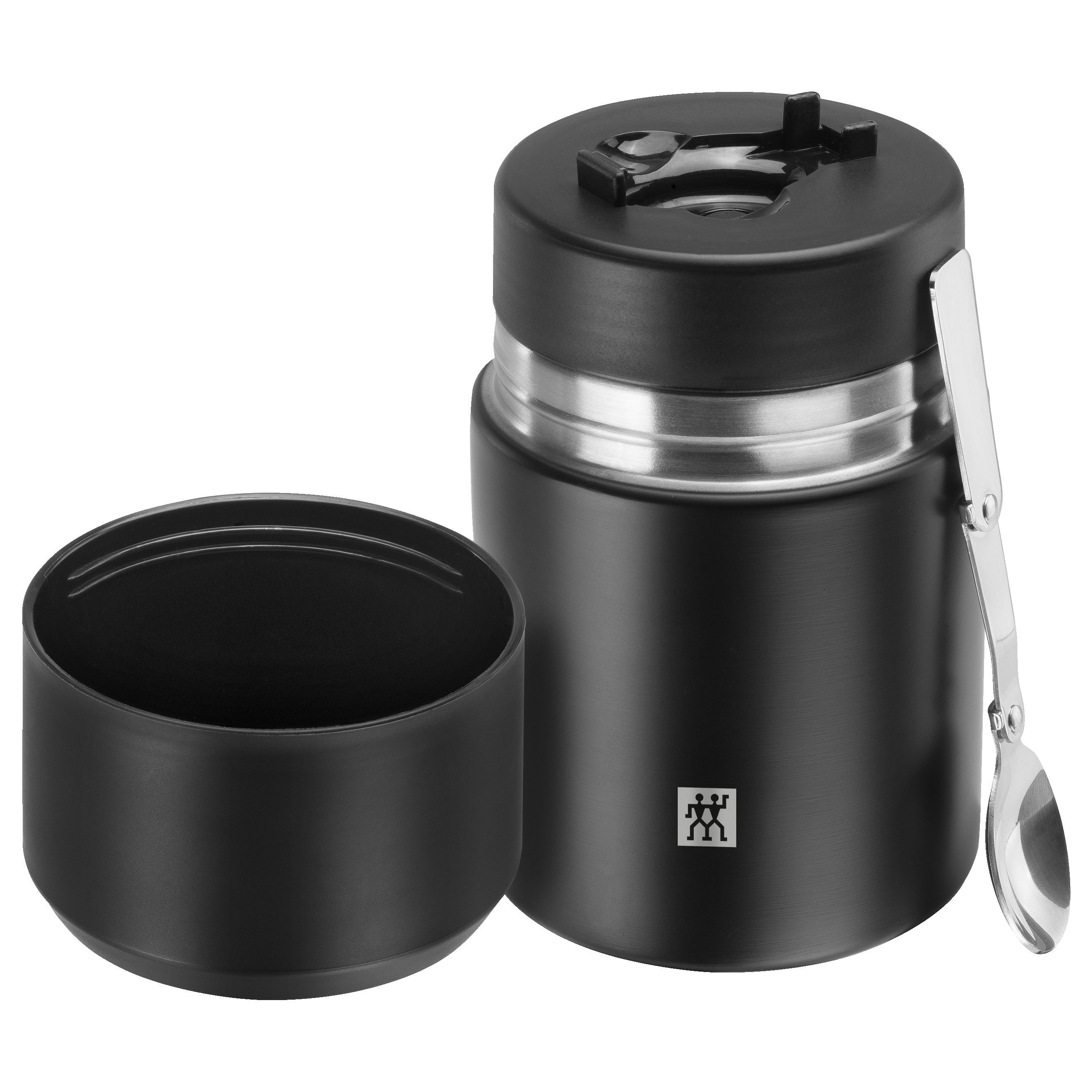 Speisegefäß, 700 ml, Edelstahl, Schwarz