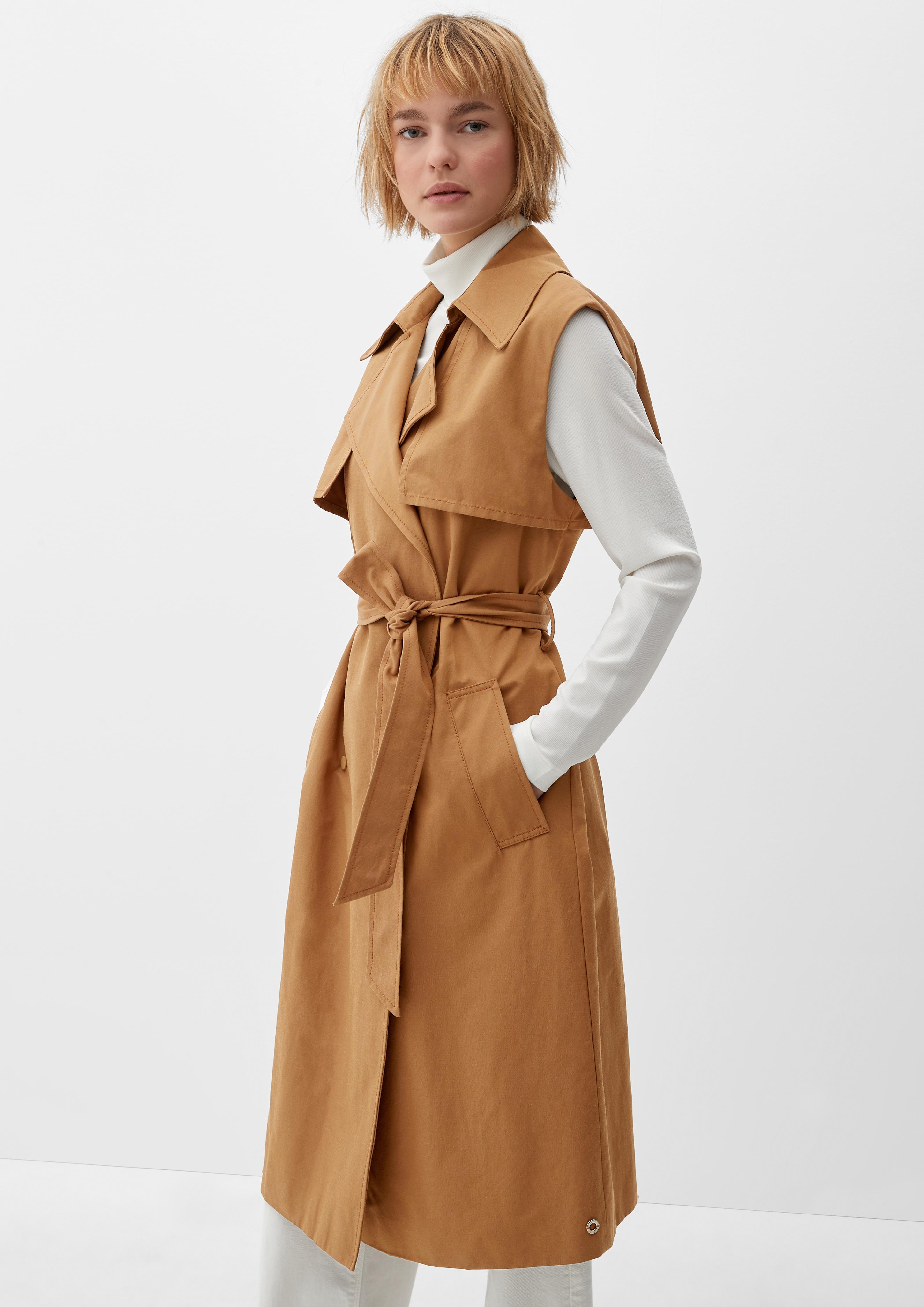 Trench-Weste aus Twill  2117296-8469