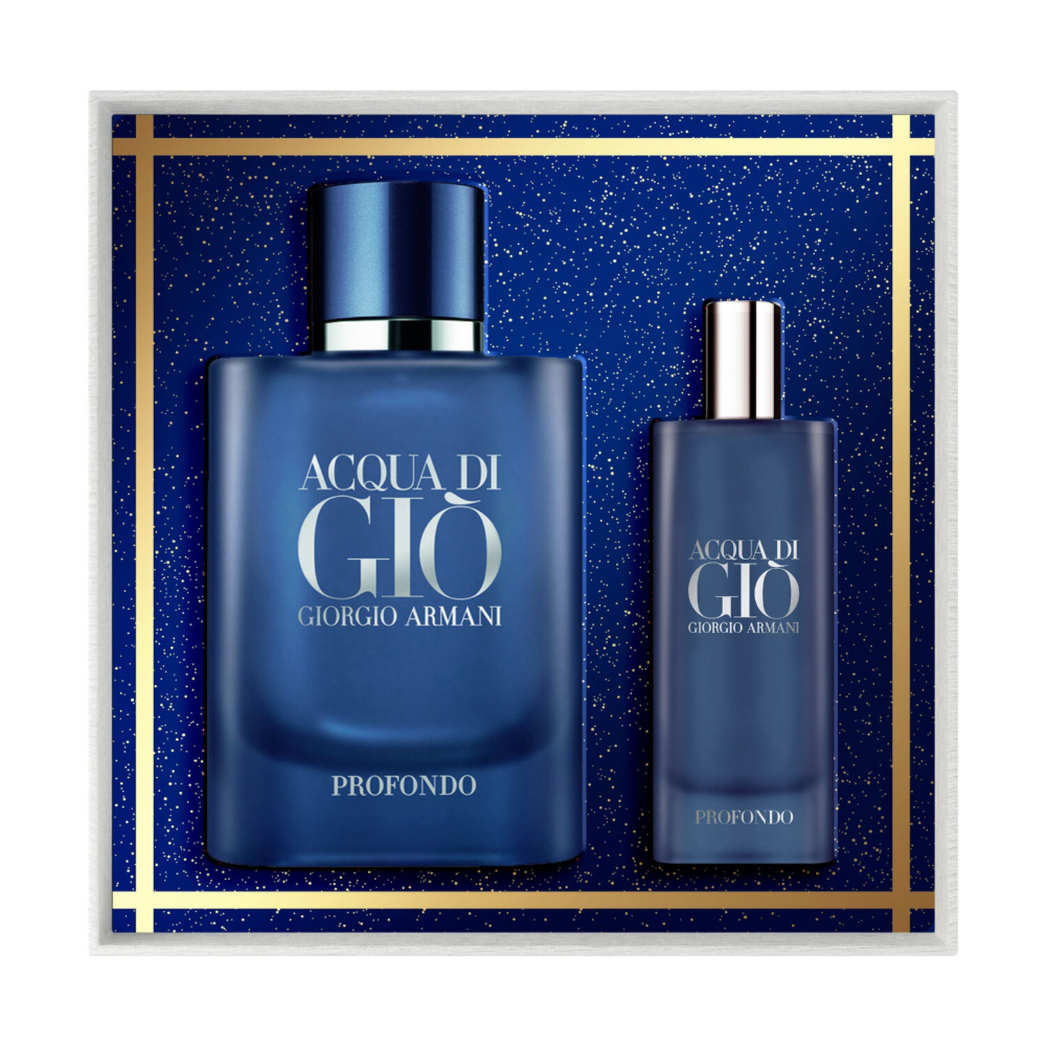 Giorgio Armani Acqua di Giò Profondo Coffret Eau de Parfum 75 ml + Format Voyage 15 ml