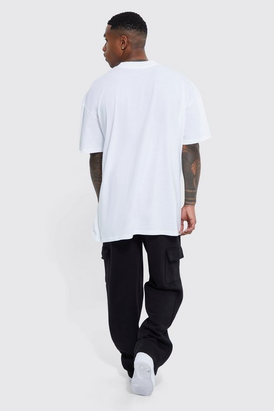 Oversize T-Shirt mit Graifitti-Print